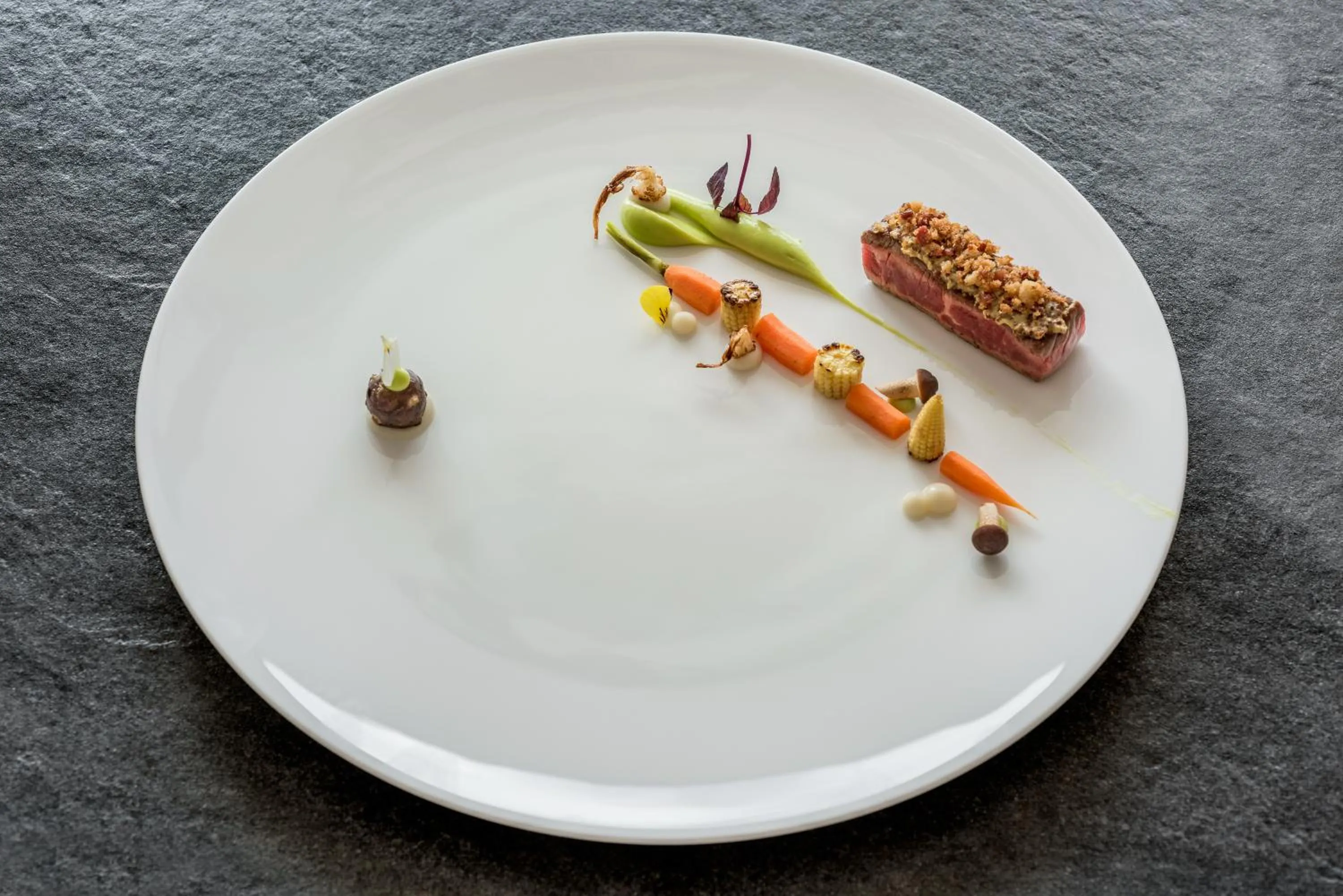 Food close-up in Eden Boutique Hotel