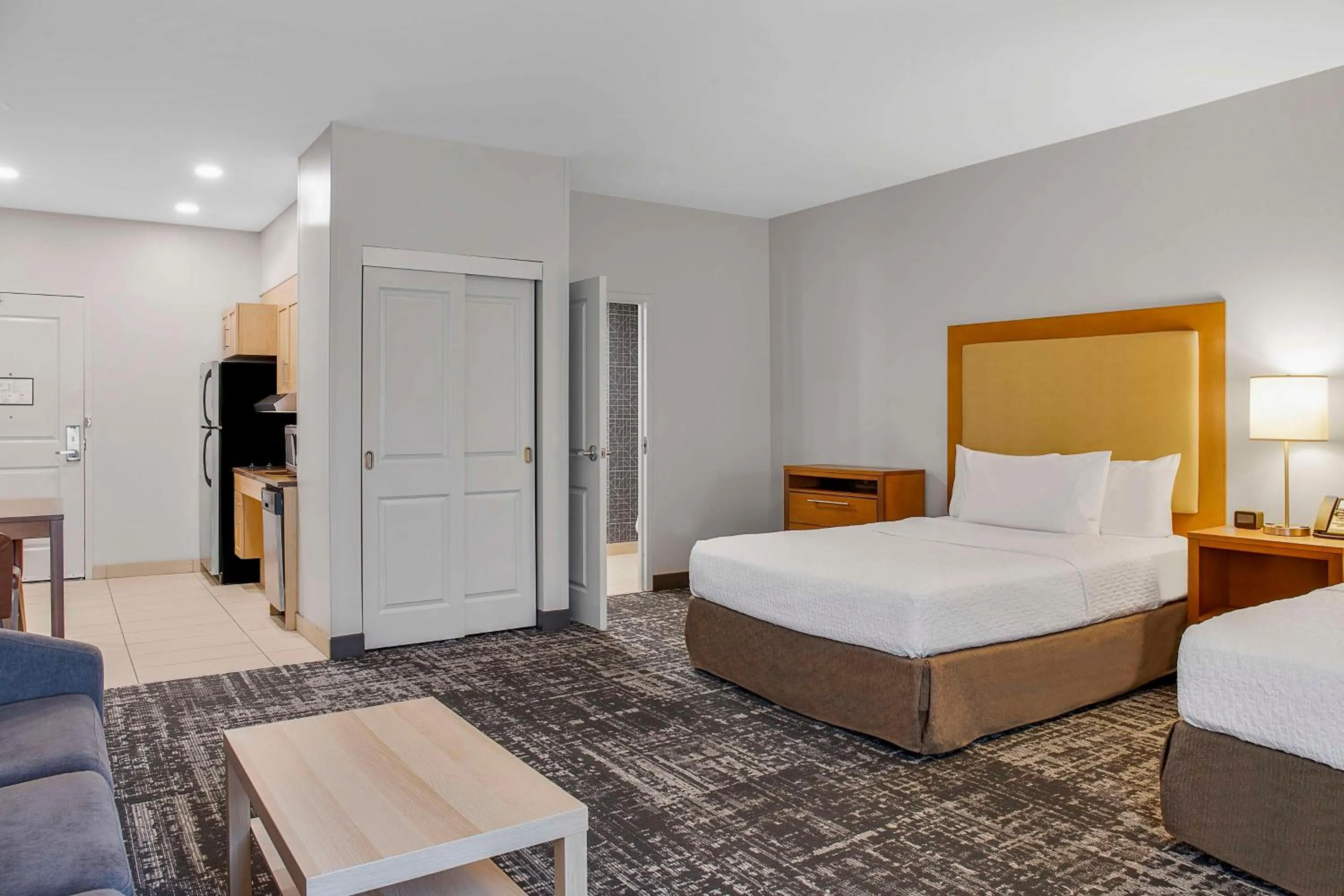 Bed in Homewood Suites by Hilton Winnipeg Airport - Polo Park