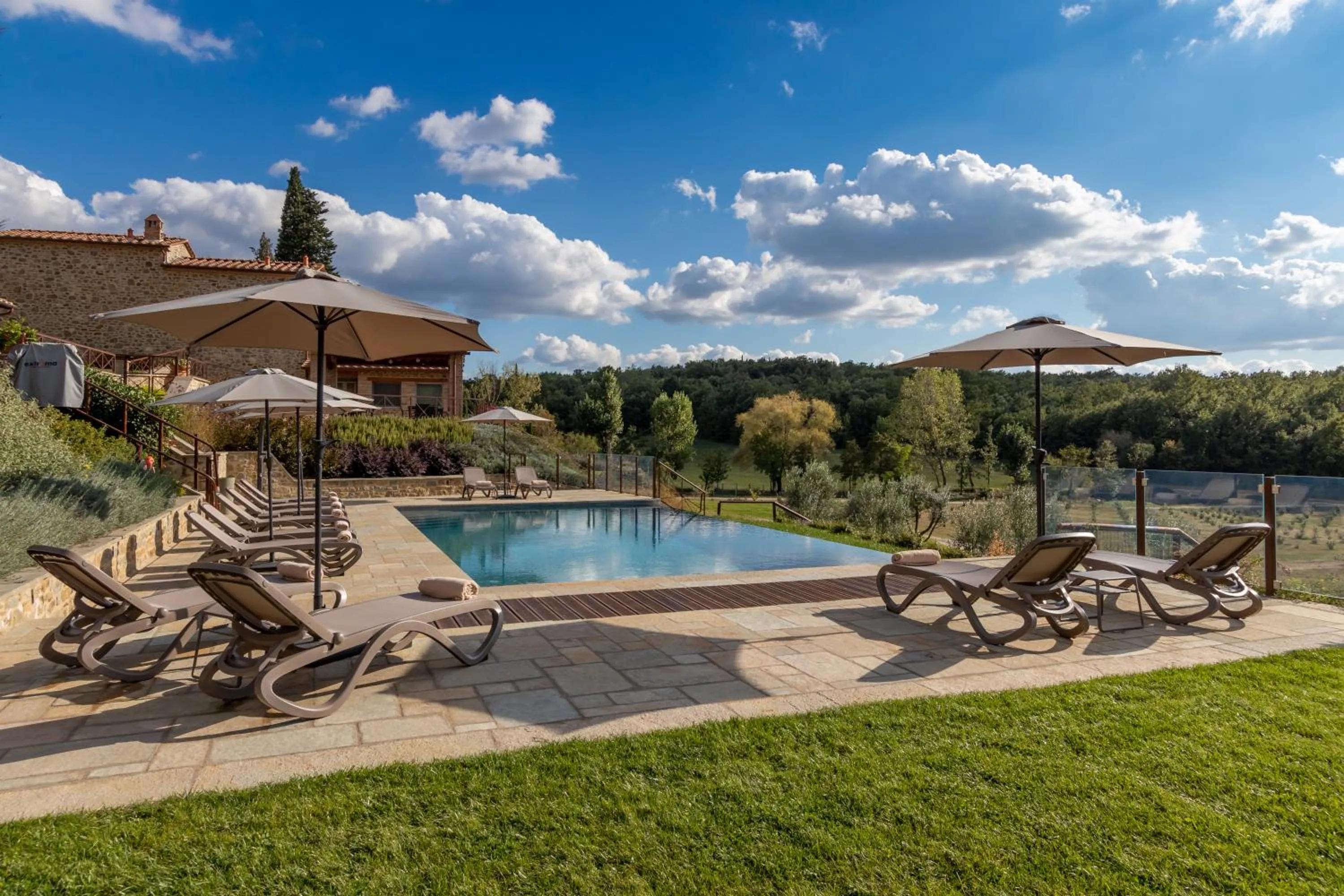 Swimming pool in Chimera Tuscany Resort