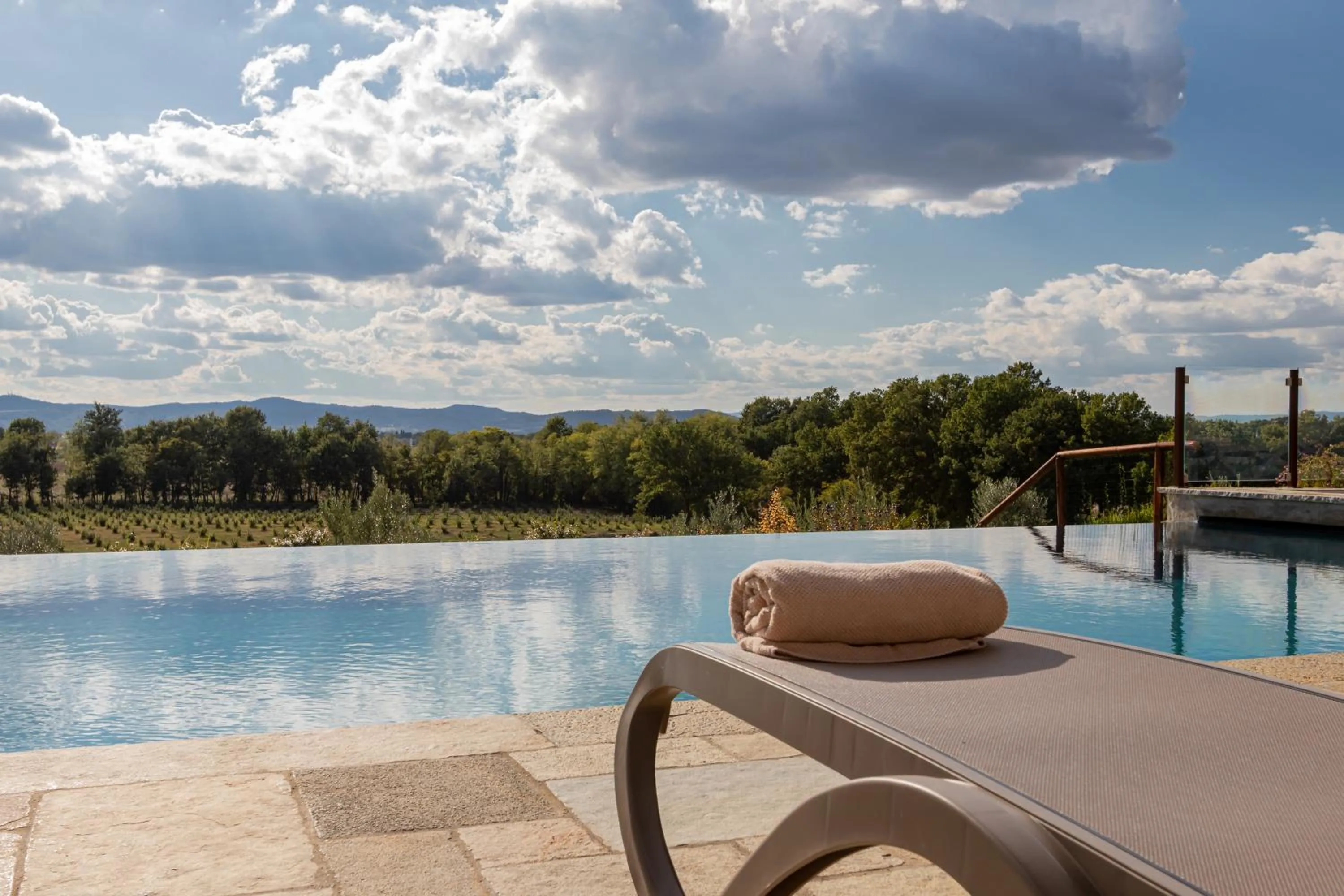 Pool view in Chimera Tuscany Resort