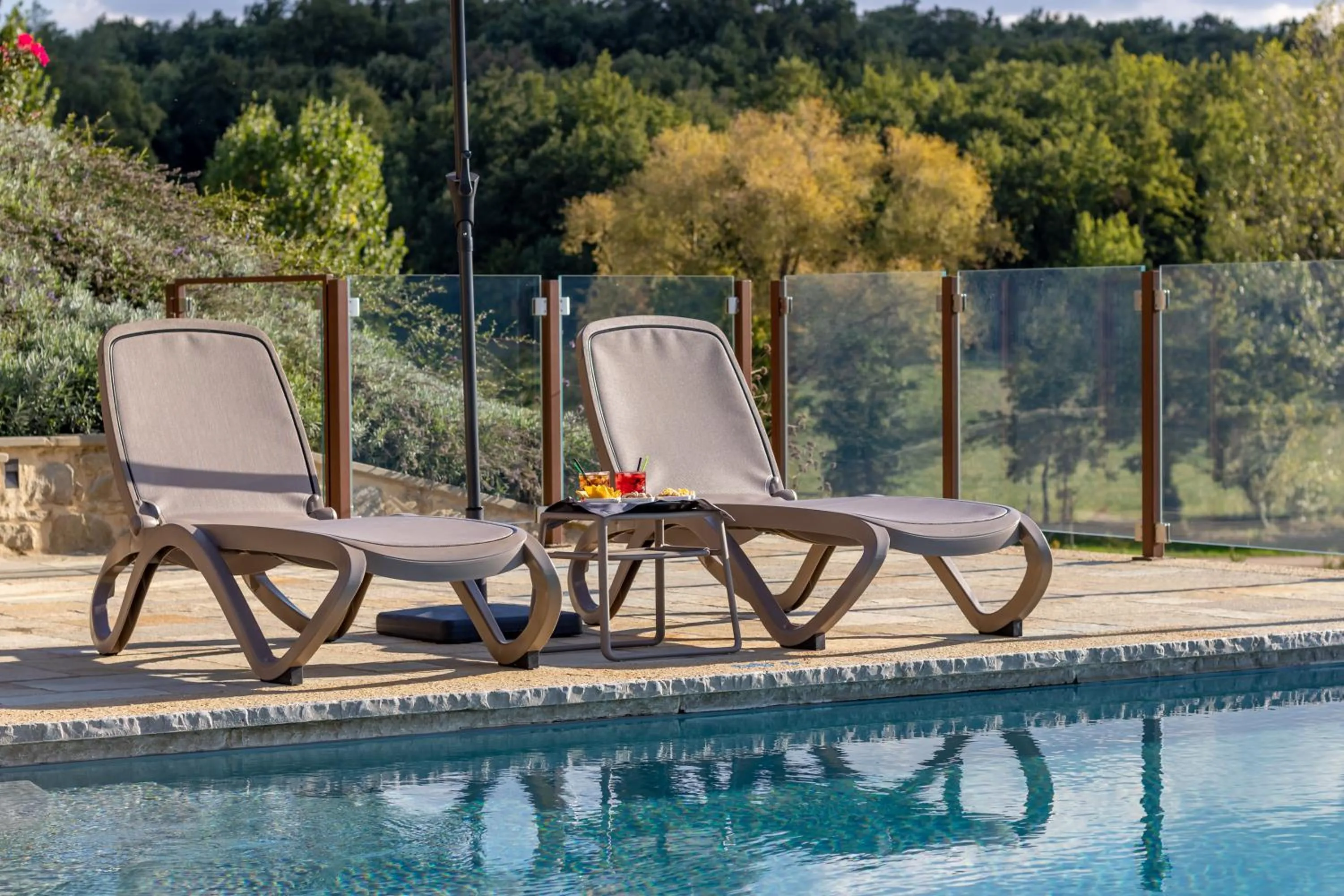 Pool view in Chimera Tuscany Resort