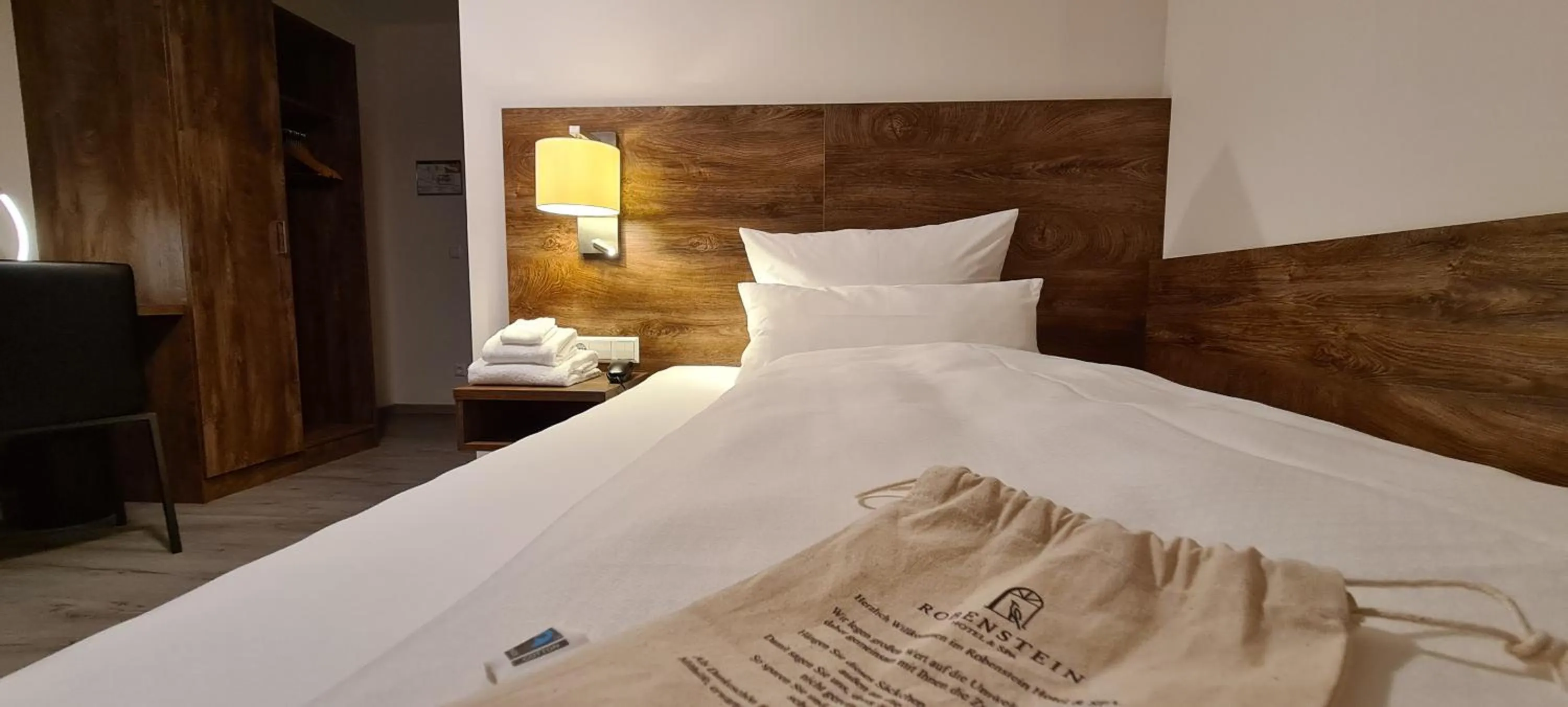 Bed in Robenstein Aktivhotel & SPA