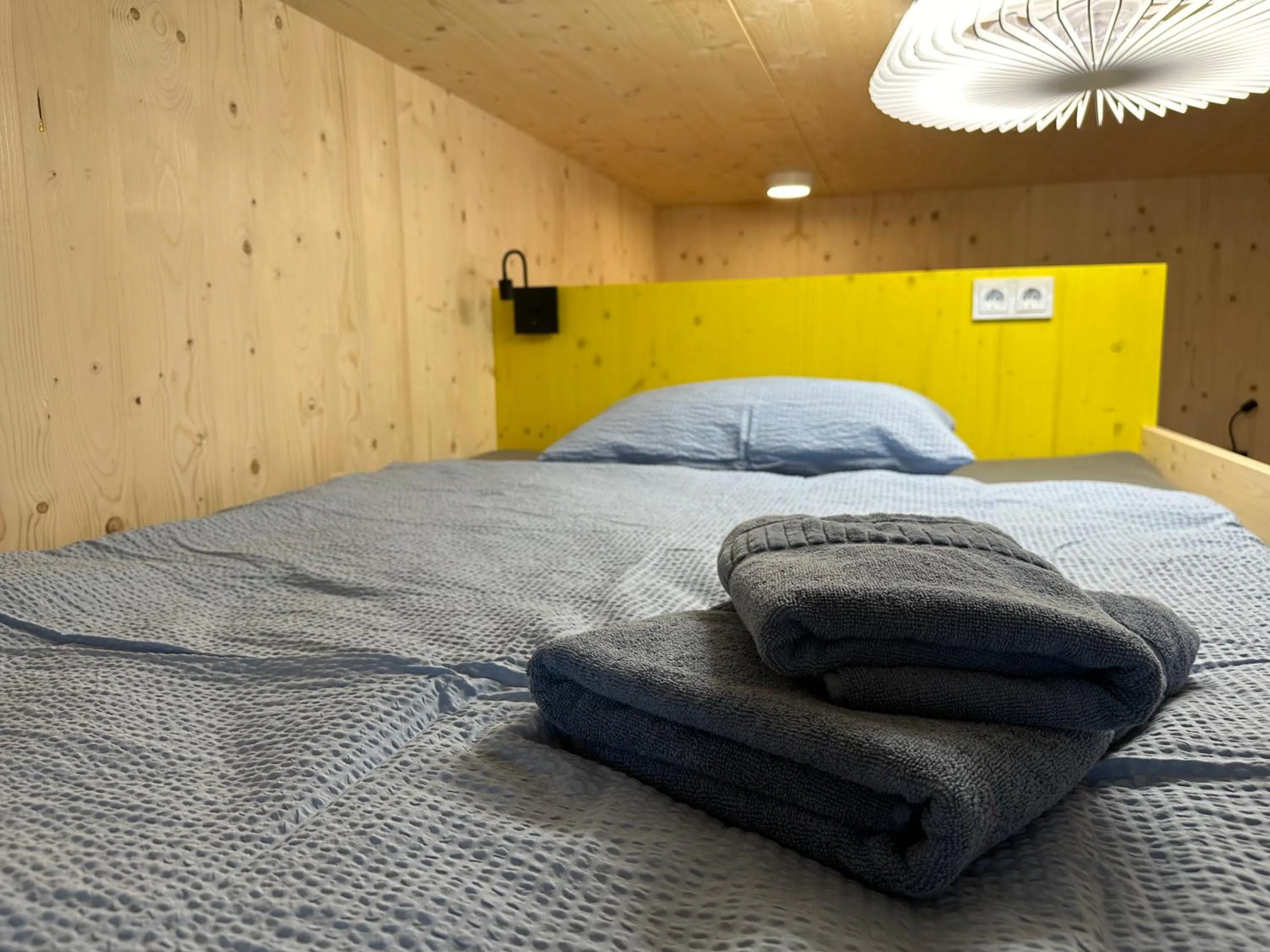 Bed in LindenGut Bio Hotel & Bio Herberge