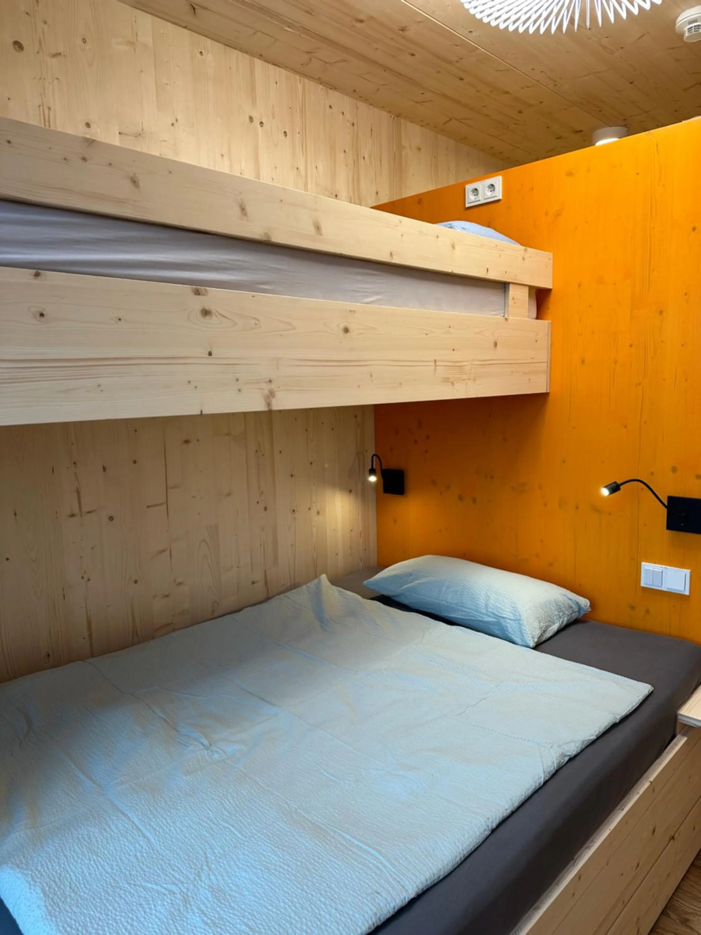 Bed in LindenGut Bio Hotel & Bio Herberge