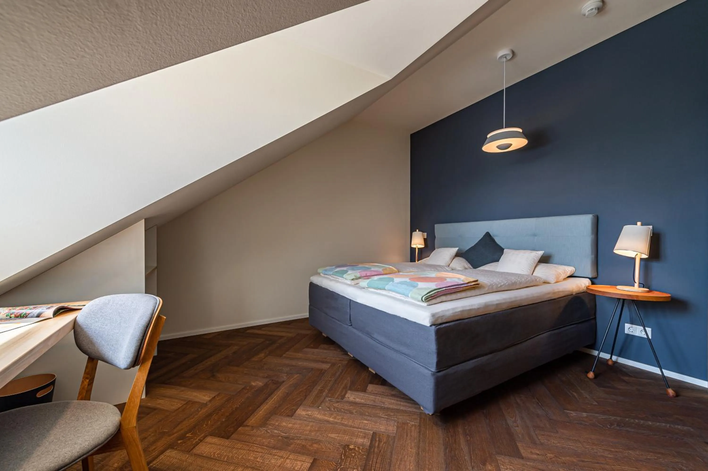 Bed in LindenGut Bio Hotel & Bio Herberge