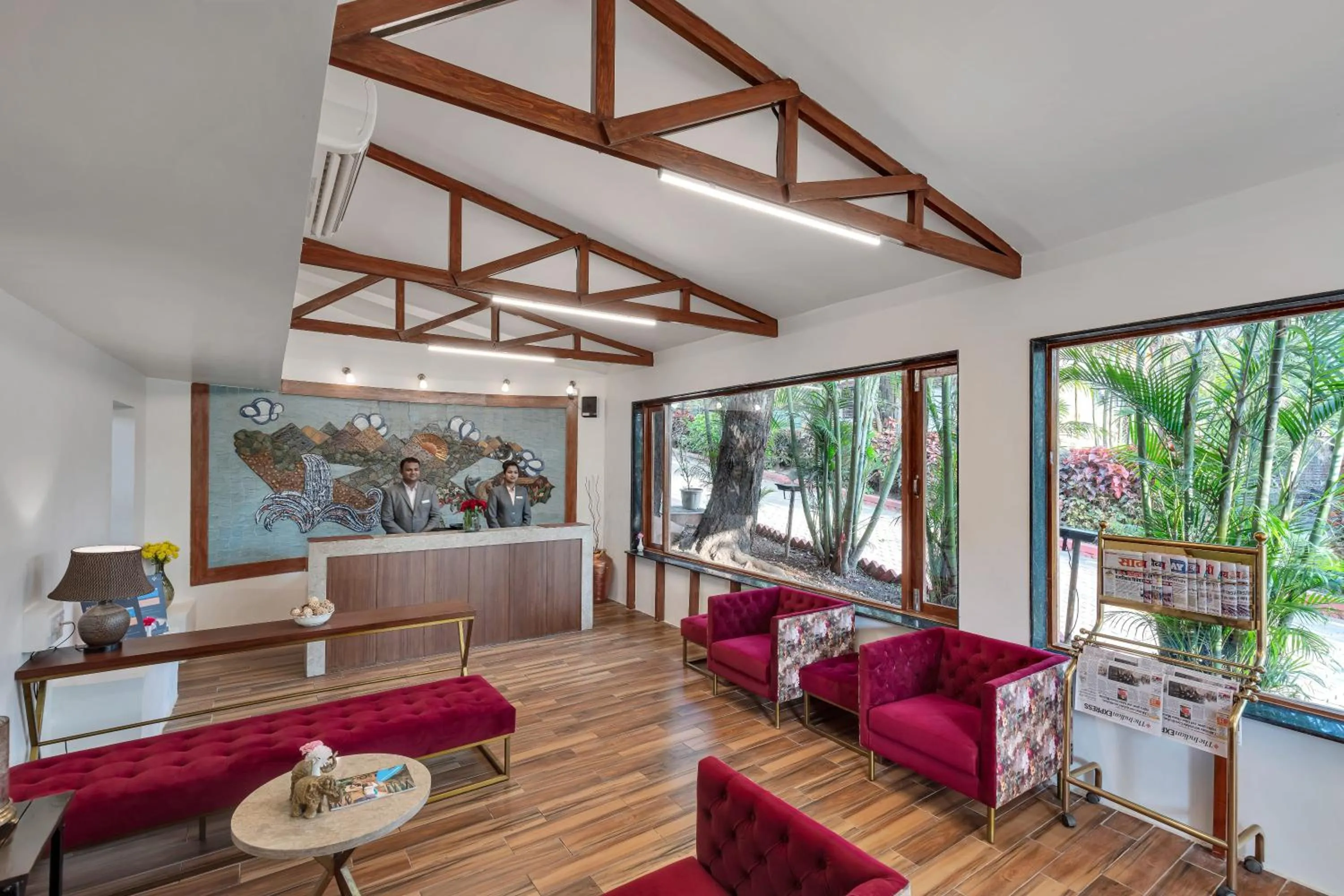 Lobby or reception in Club Mahindra Saj Mahabaleshwar