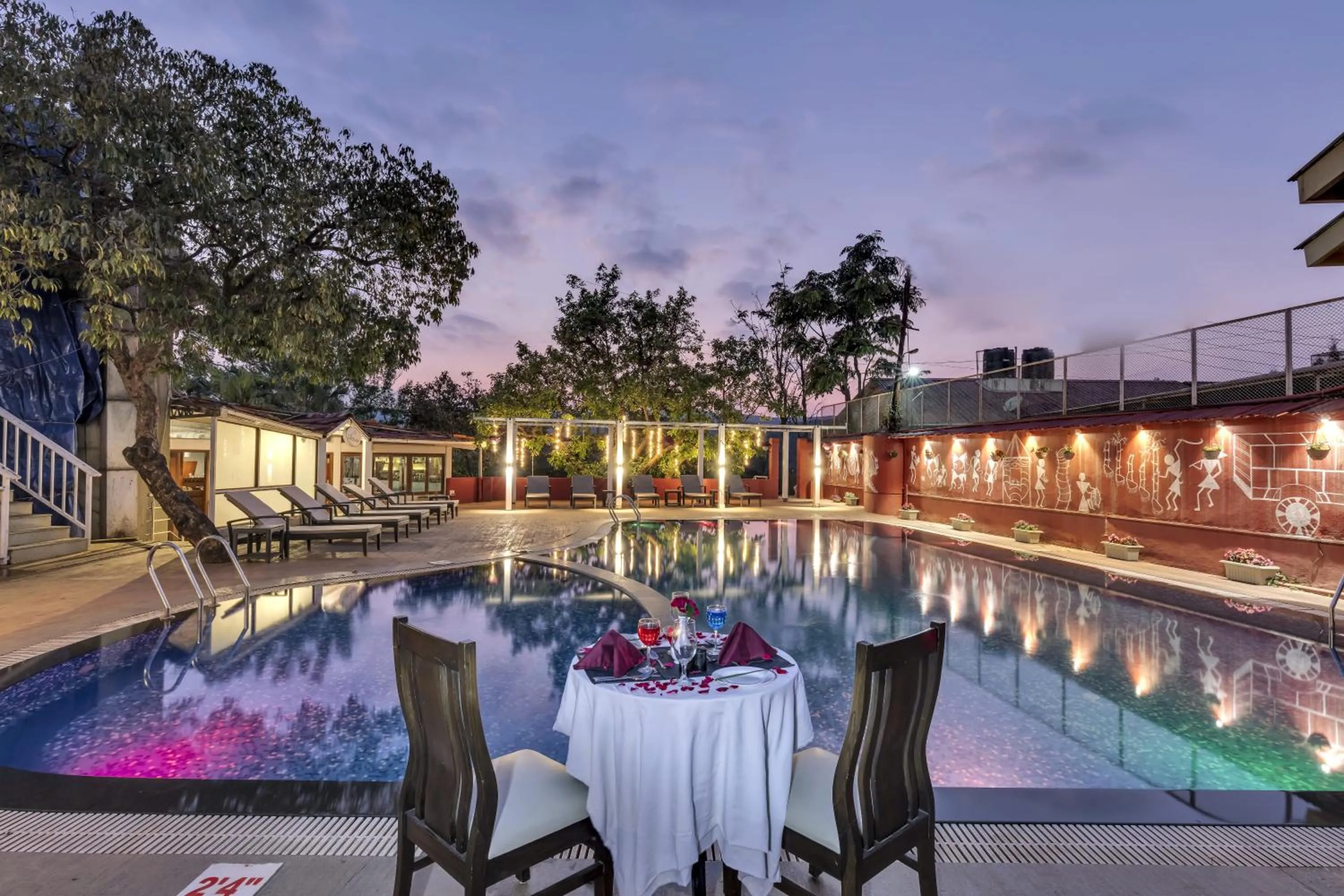 Swimming pool in Club Mahindra Saj Mahabaleshwar