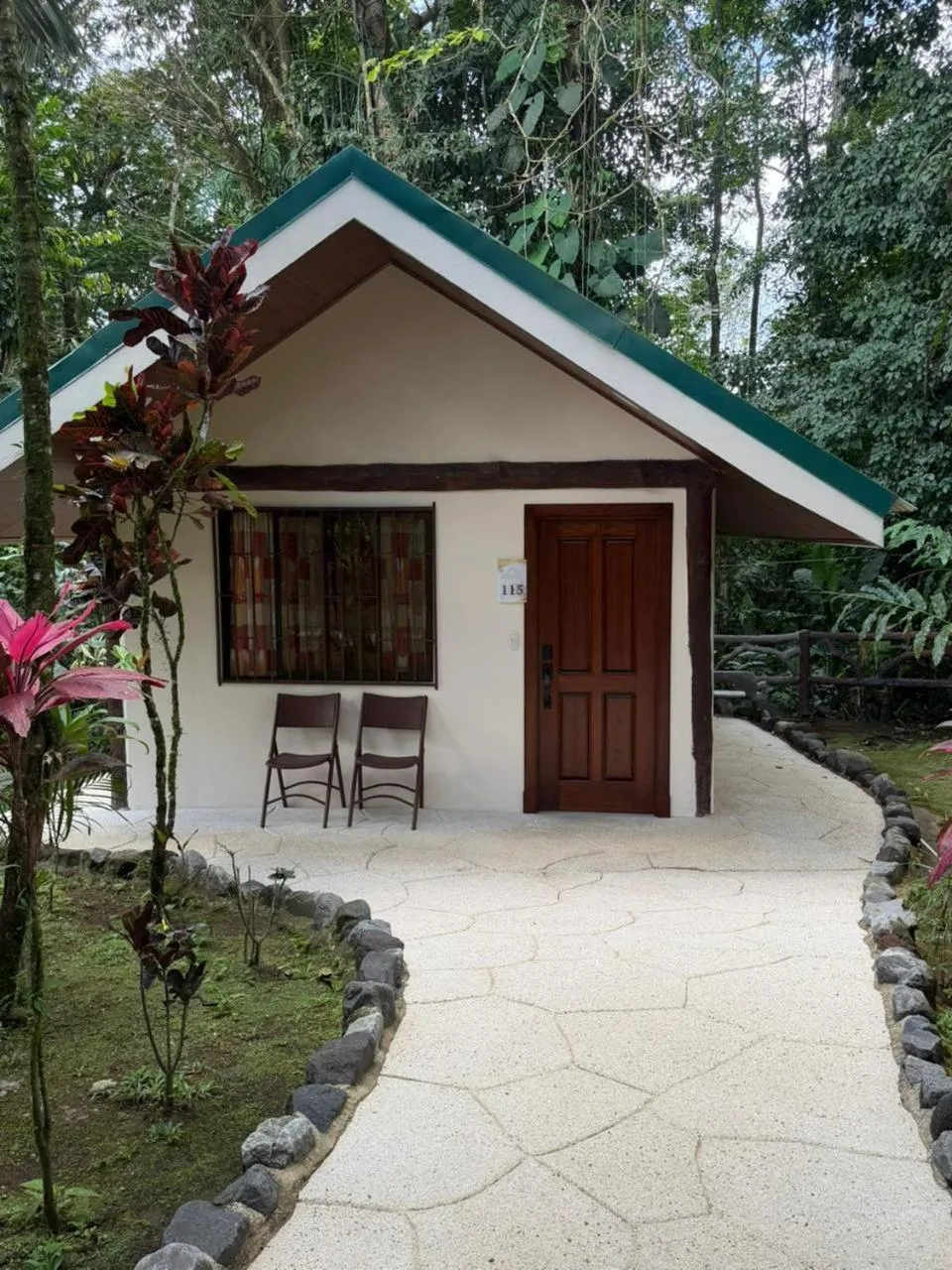Garden view in Orquideas Boutique Hotel