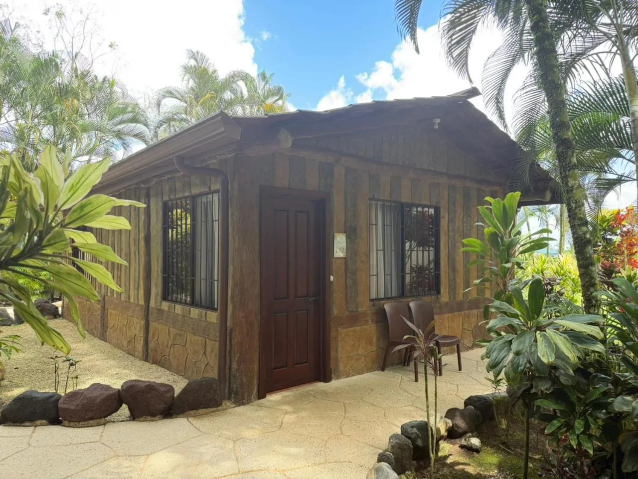 Garden view in Orquideas Boutique Hotel