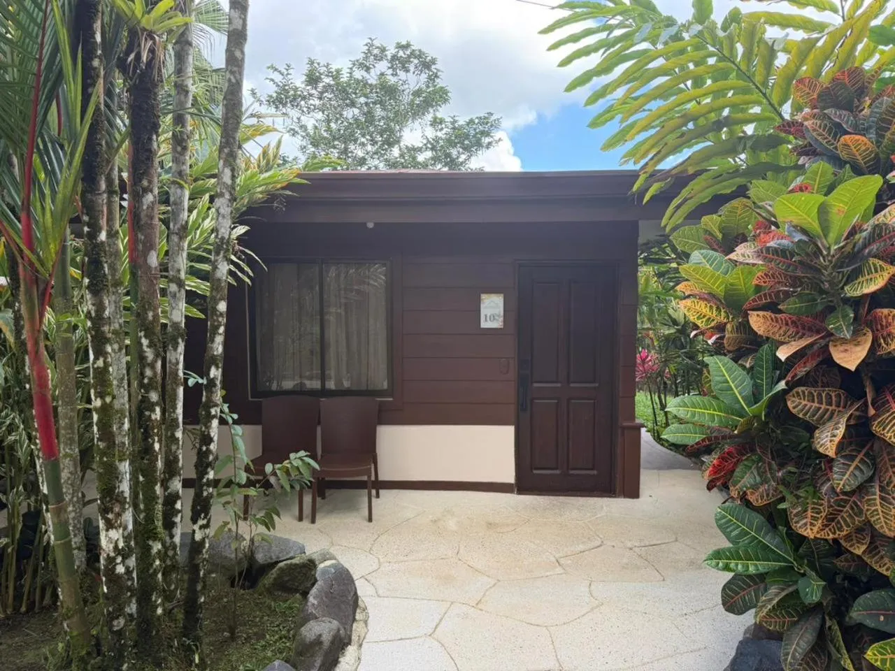 Garden view in Orquideas Boutique Hotel