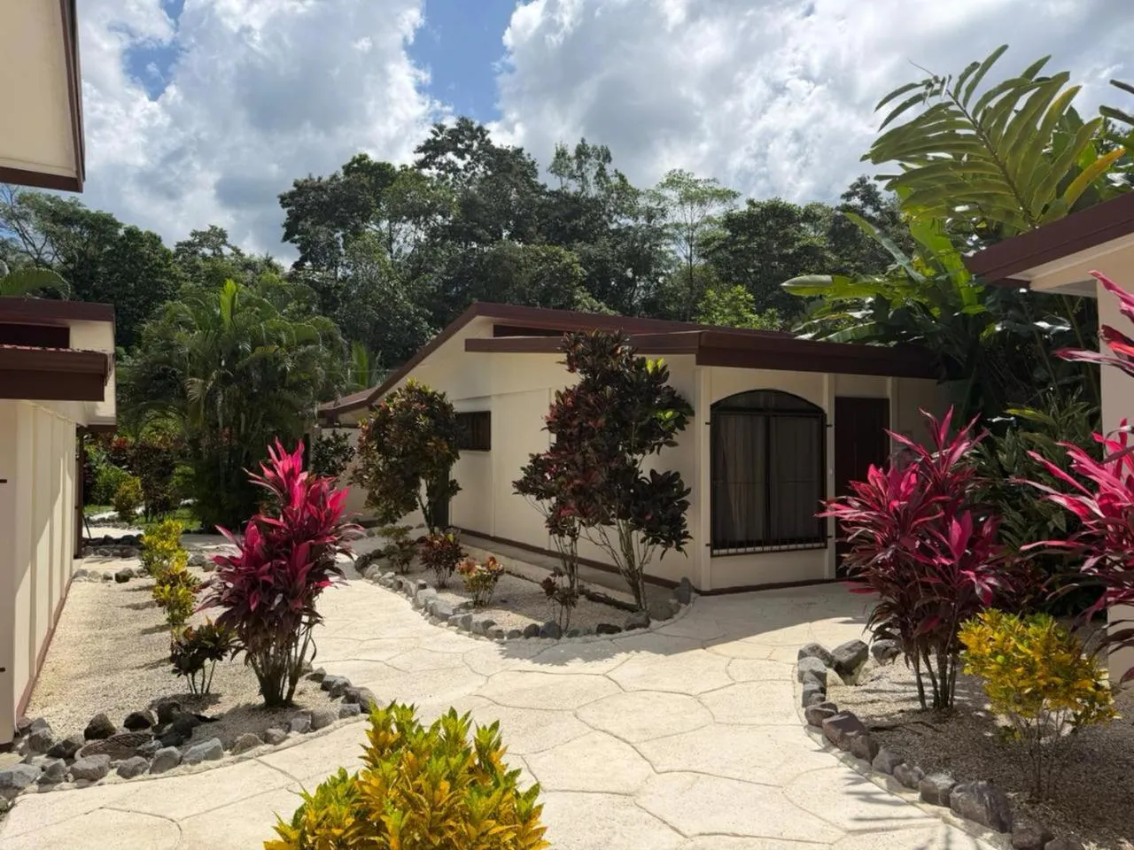 Garden view in Orquideas Boutique Hotel