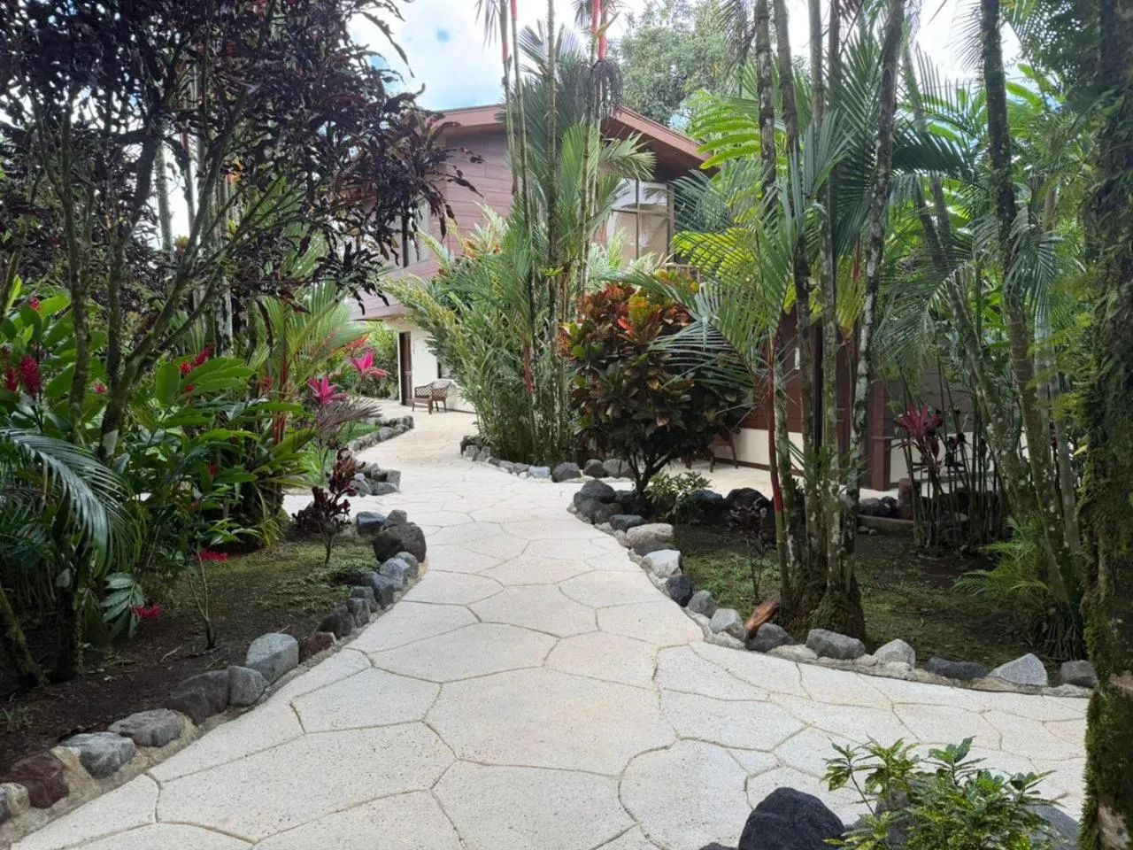 Garden view in Orquideas Boutique Hotel