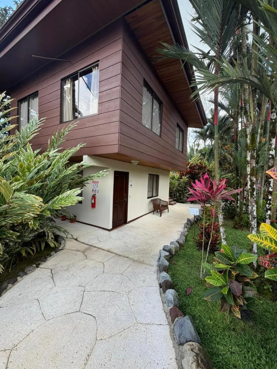 Garden view in Orquideas Boutique Hotel