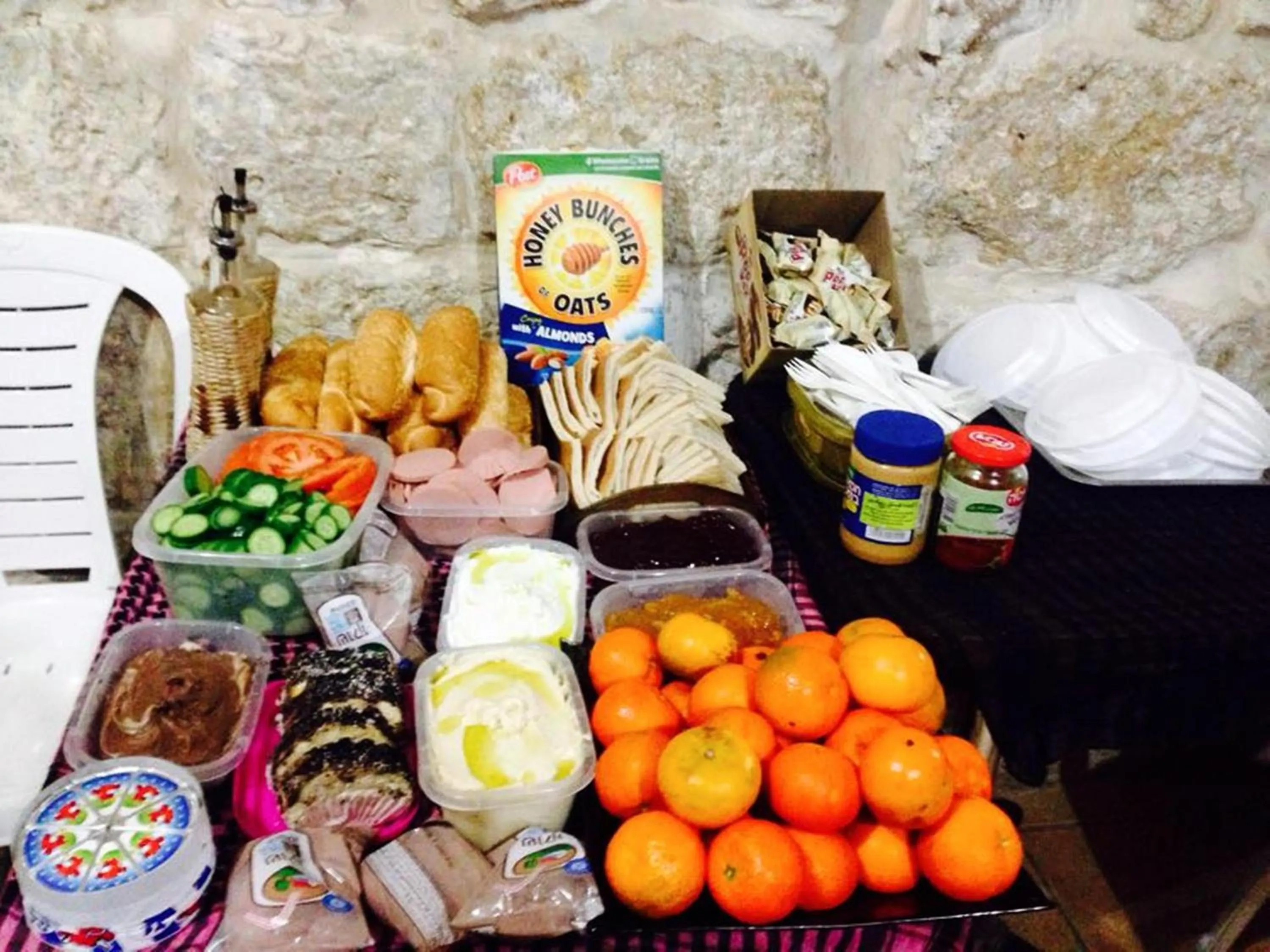 Food close-up in Bab El-Silsileh Hostel