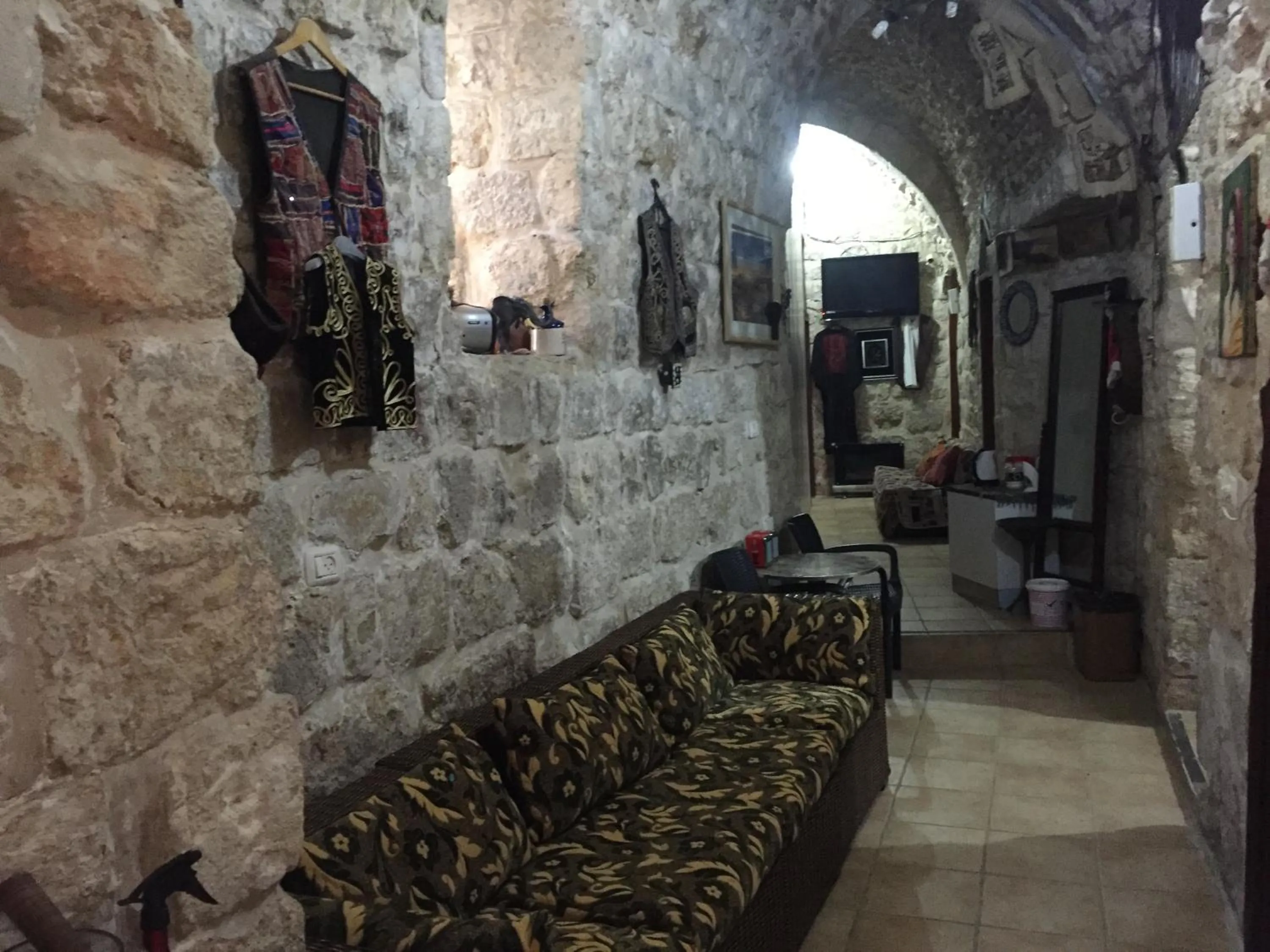Seating area in Bab El-Silsileh Hostel