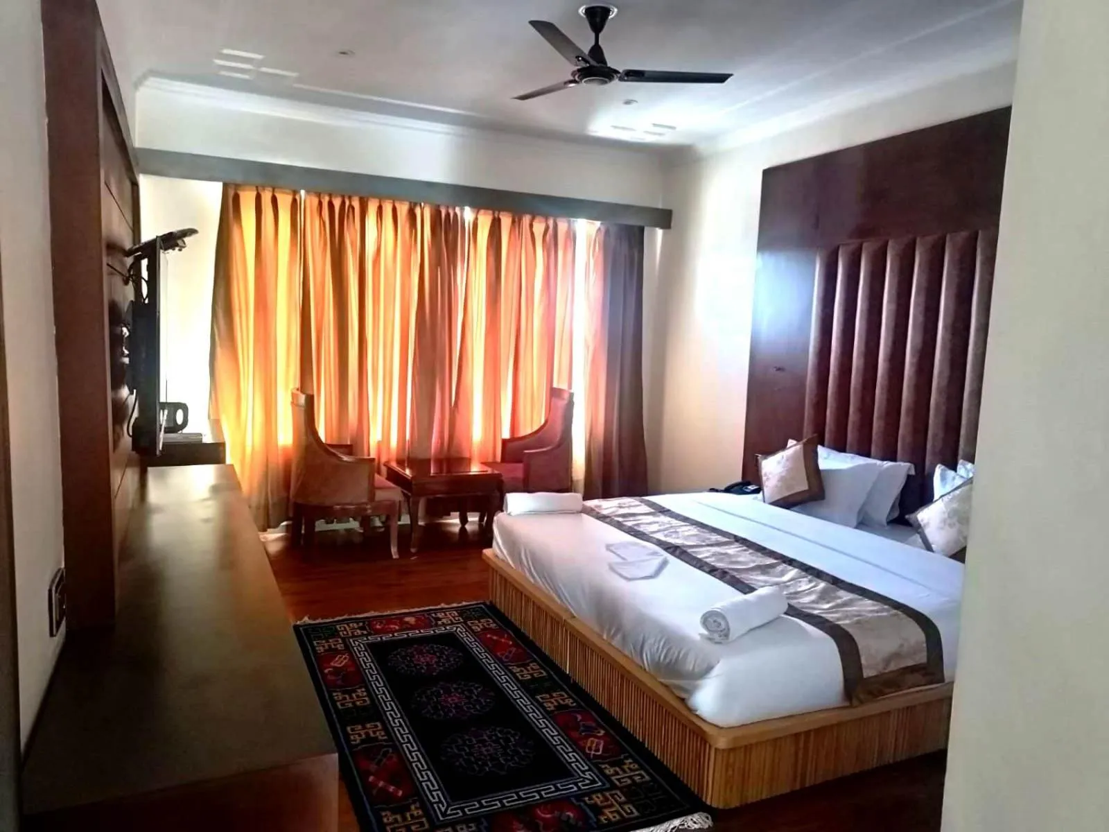 Bed in Hotel Ladakh Heaven