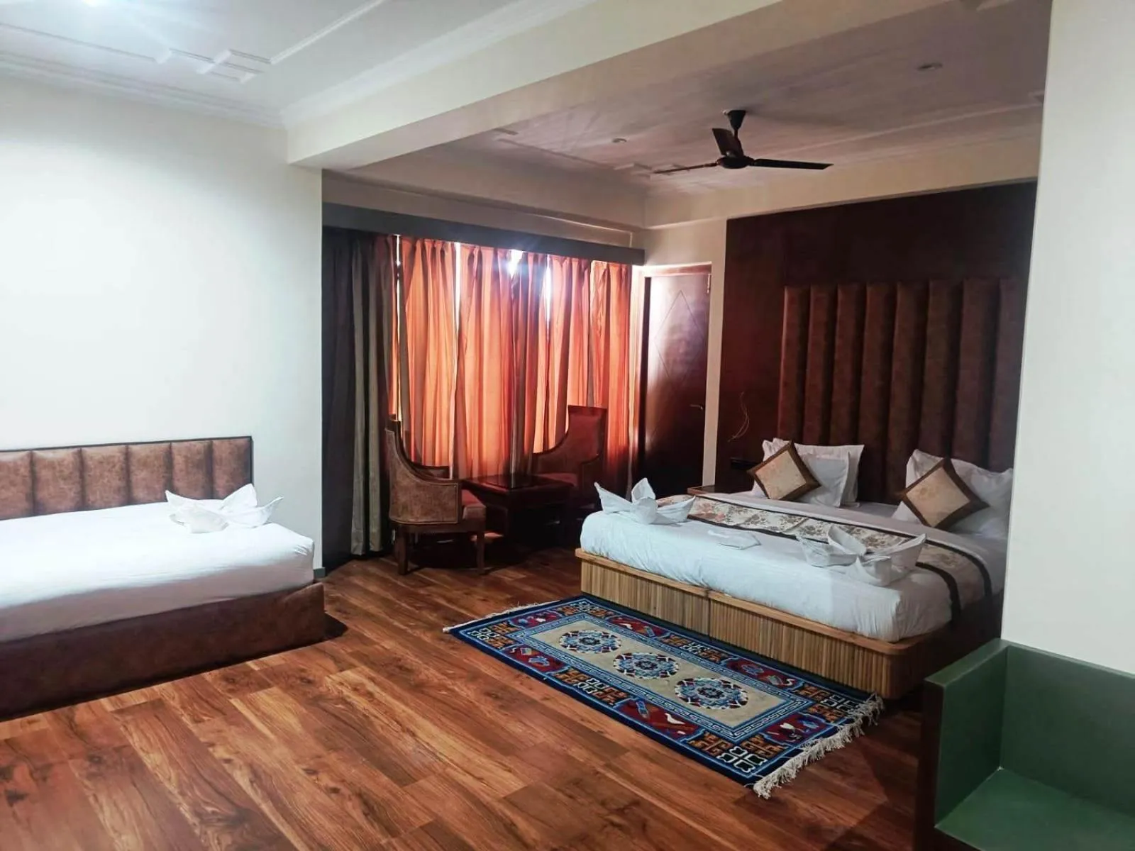 Bed in Hotel Ladakh Heaven