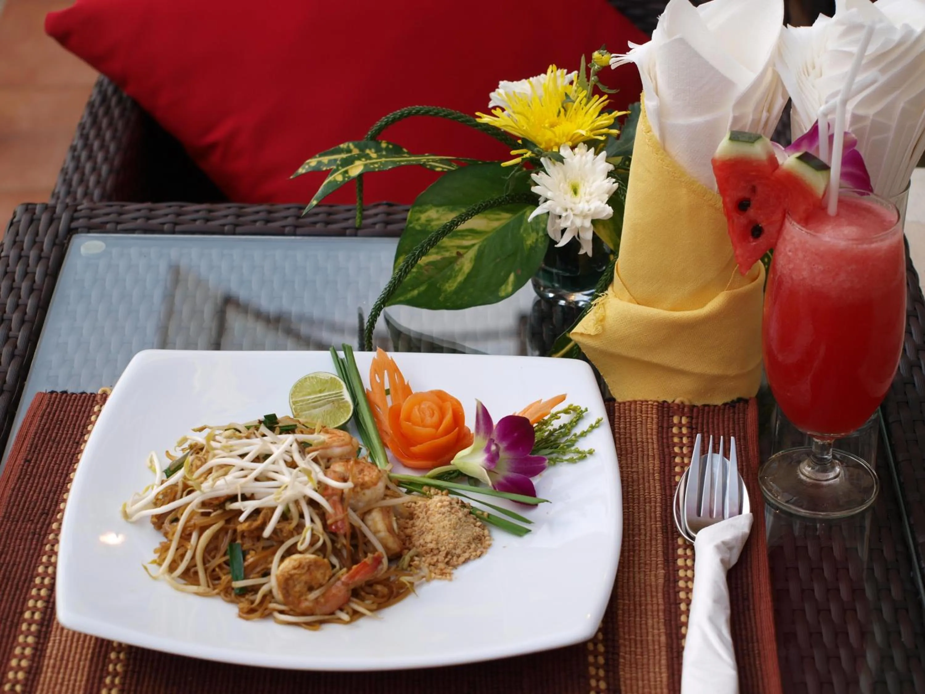 Food and drinks in Palmview Resort