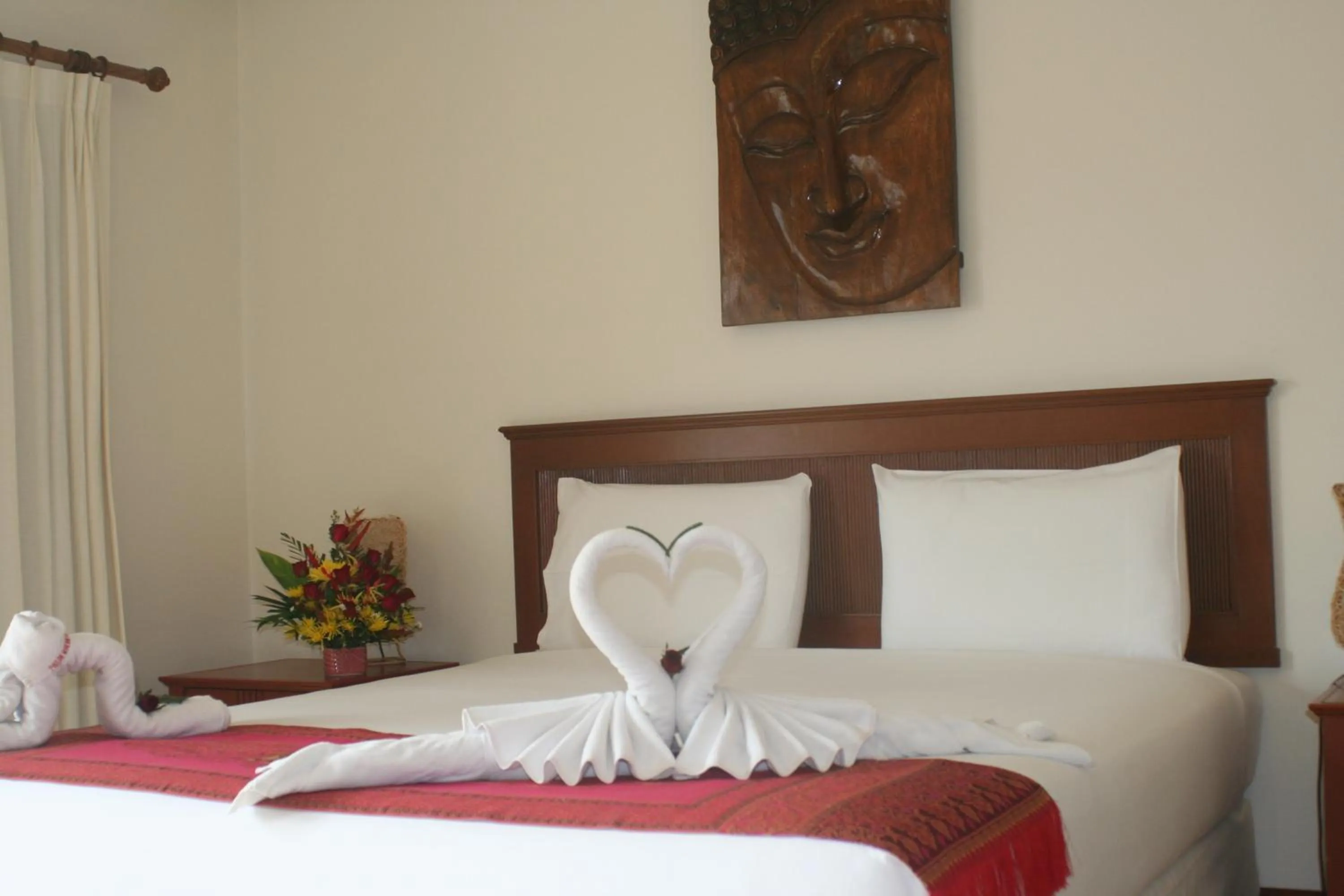 Bed in Palmview Resort