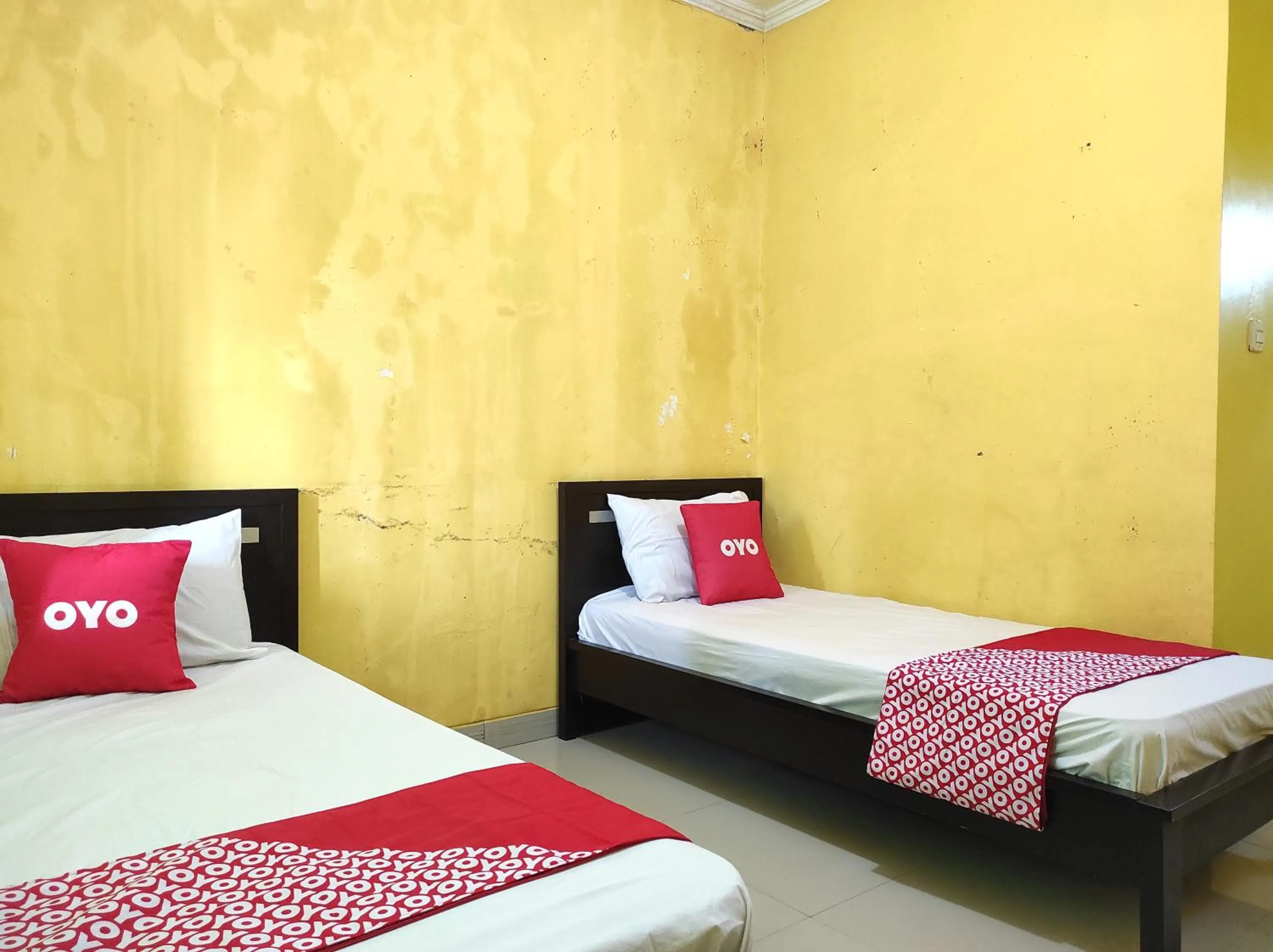 Bedroom, Bed in OYO 90333 Wisma Tenang Jaya Syariah