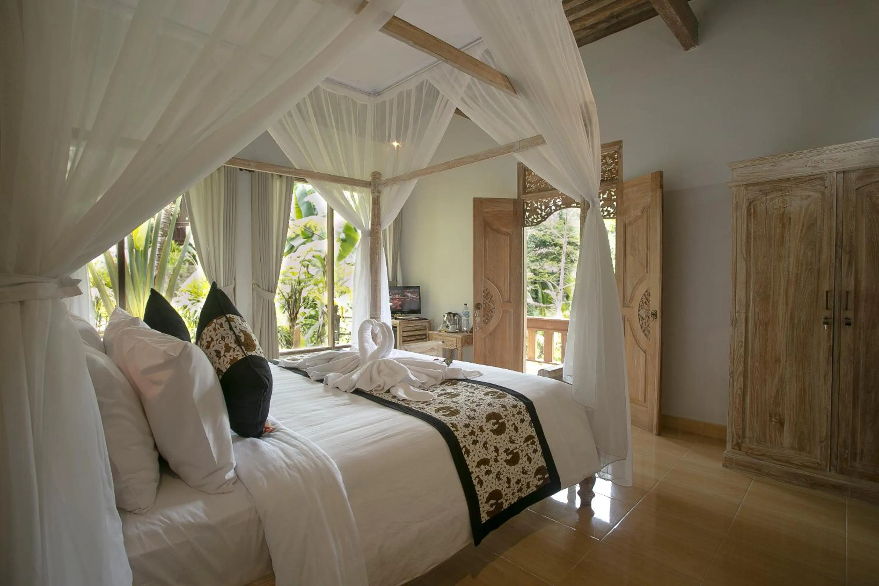 Bed in Pondok Sebatu Villa