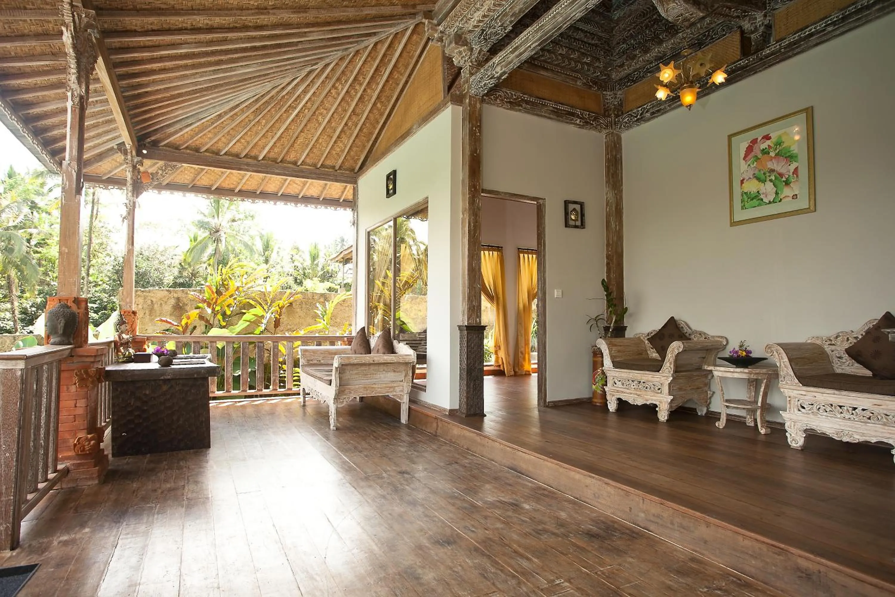 Balcony/Terrace in Pondok Sebatu Villa