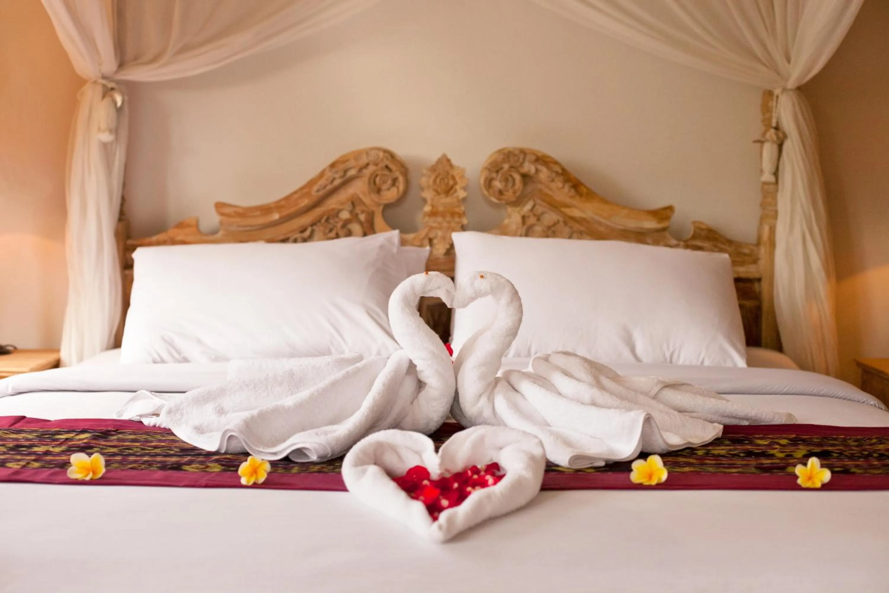 Bed in Pondok Sebatu Villa