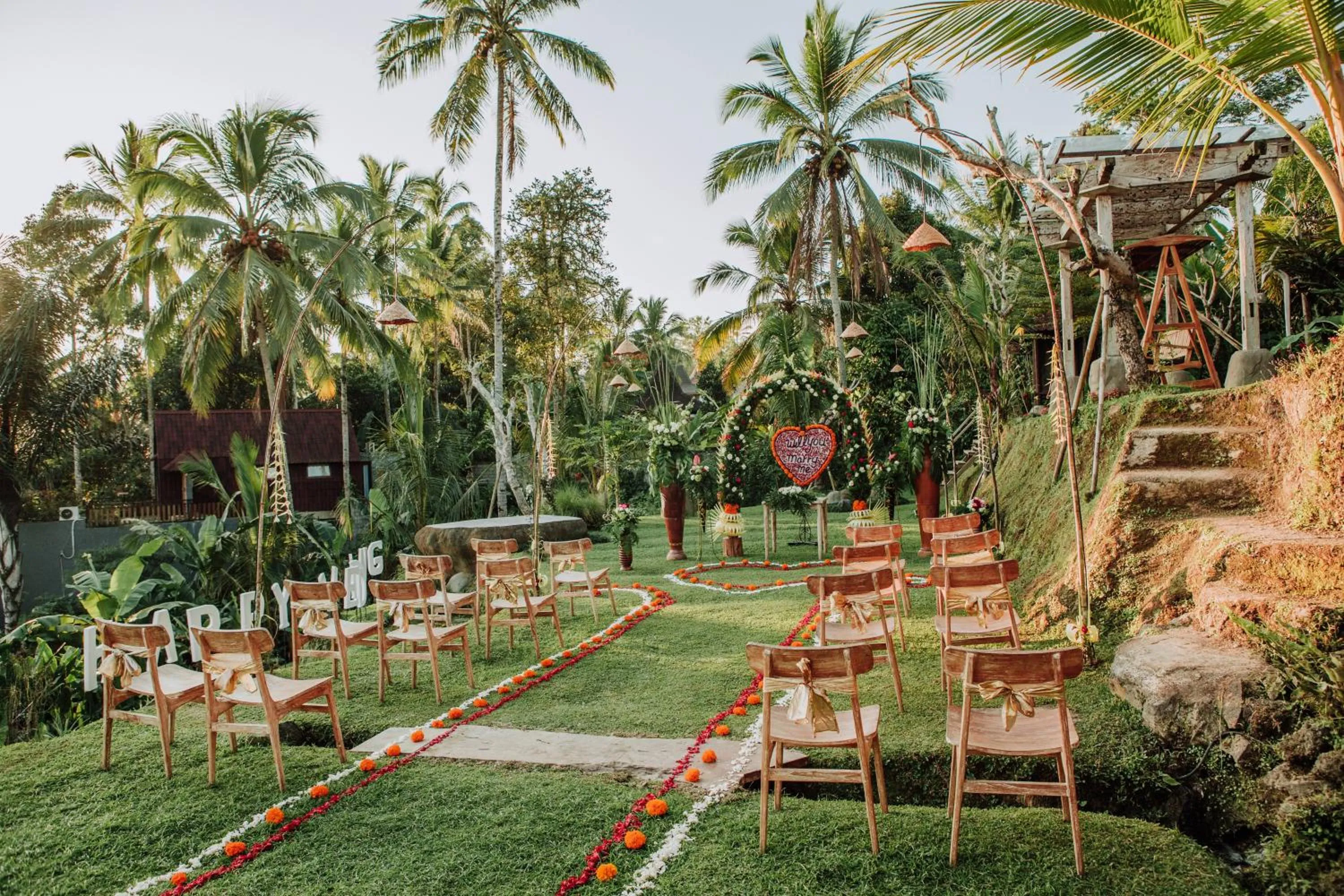 Children play ground in Pondok Sebatu Villa