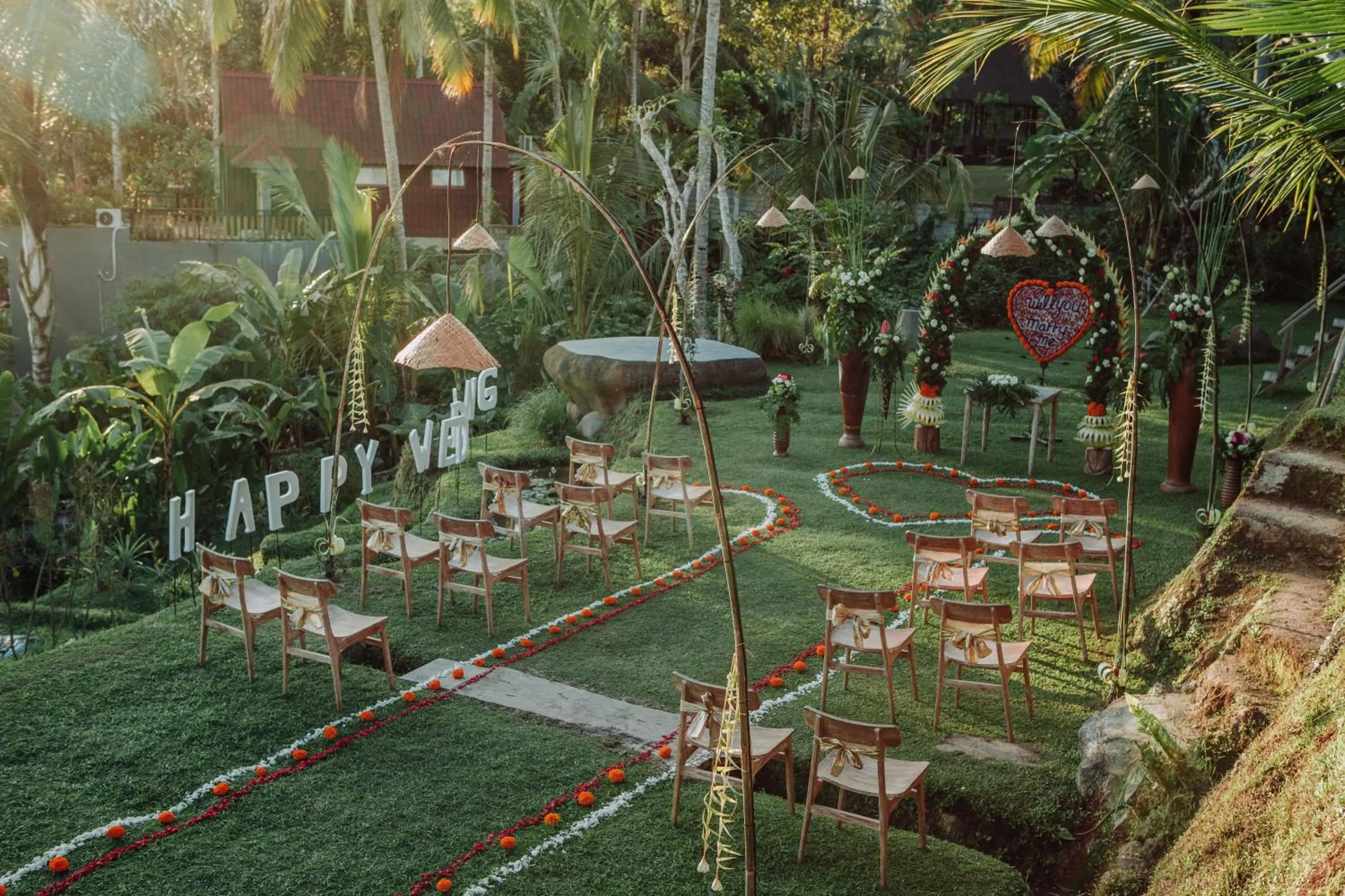 Bird's eye view in Pondok Sebatu Villa