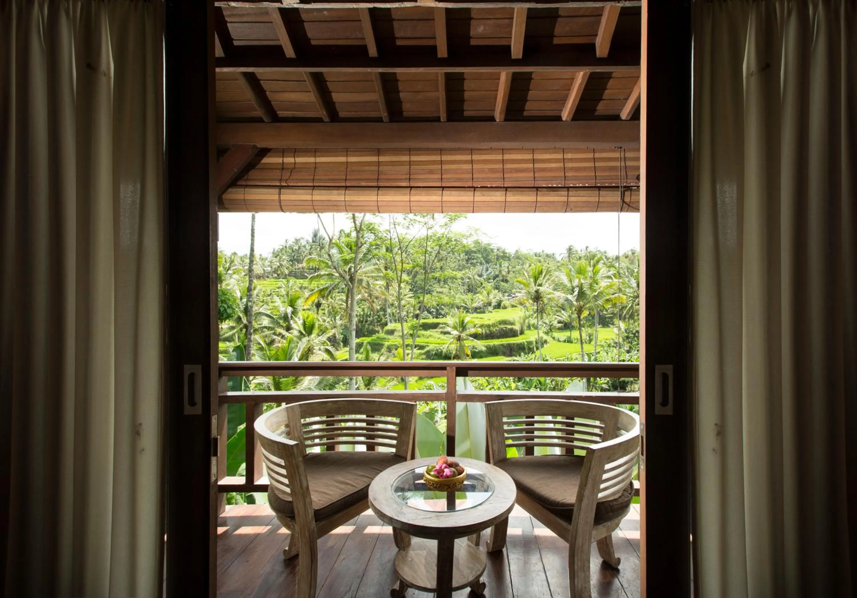 Seating area in Pondok Sebatu Villa