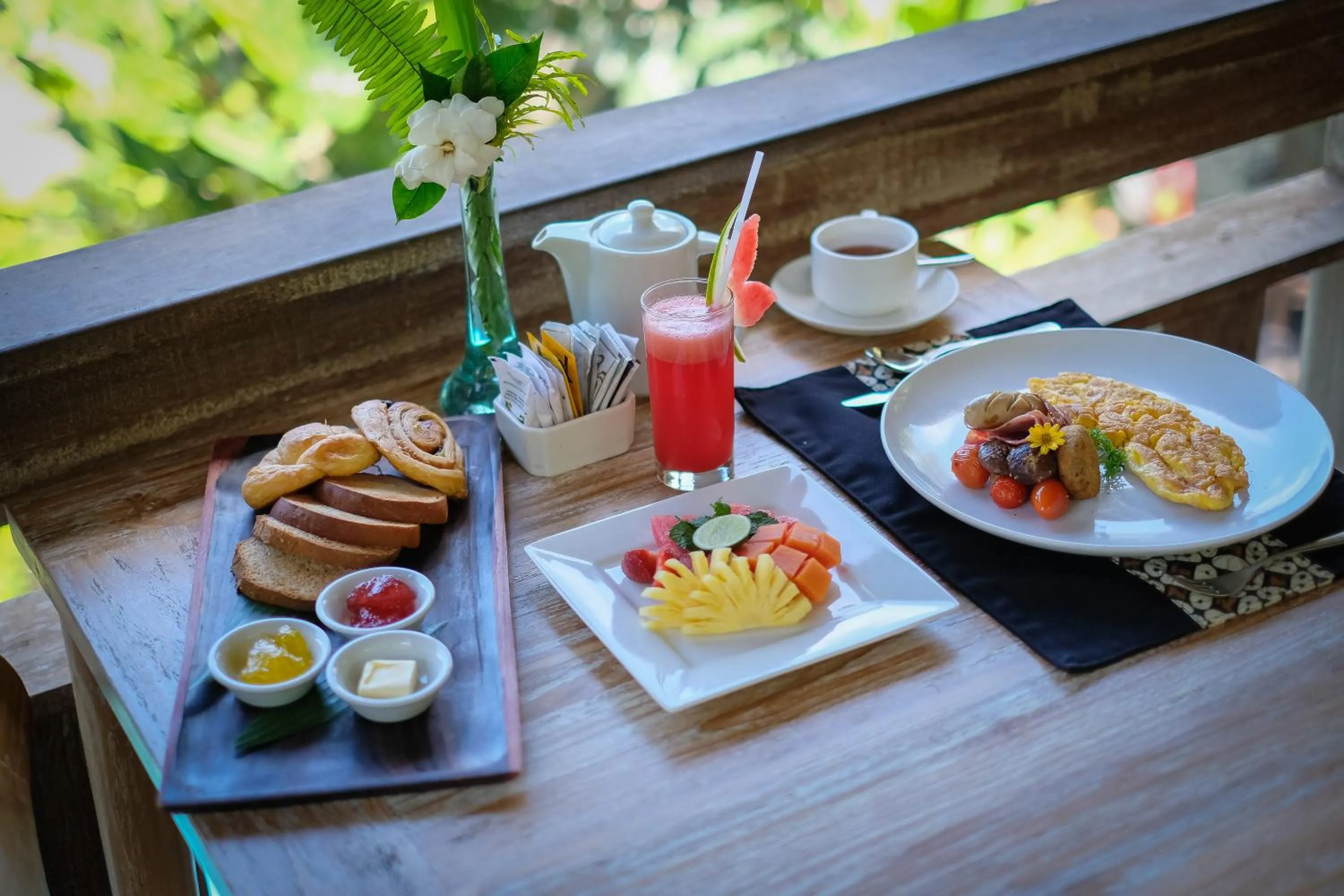 Breakfast in Pondok Sebatu Villa