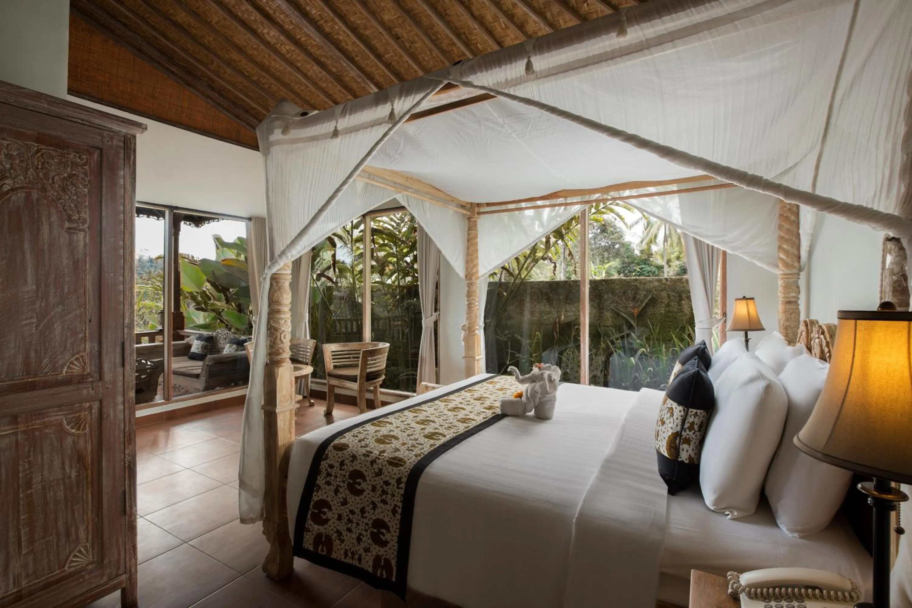 Bed in Pondok Sebatu Villa