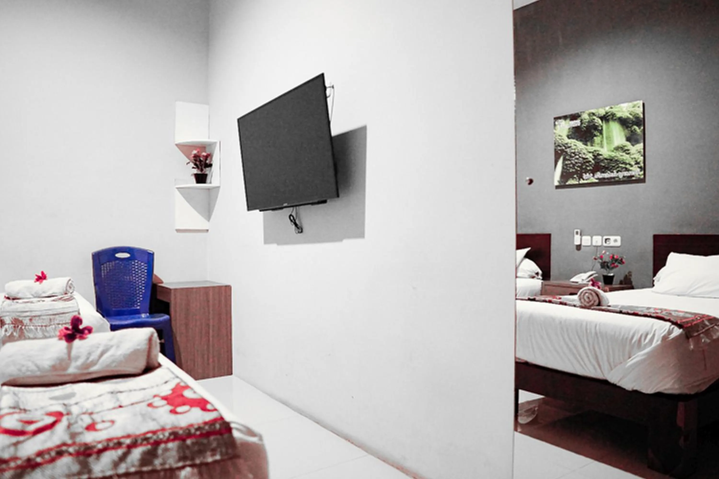 Bed in Audah Syariah Residence Mitra RedDoorz