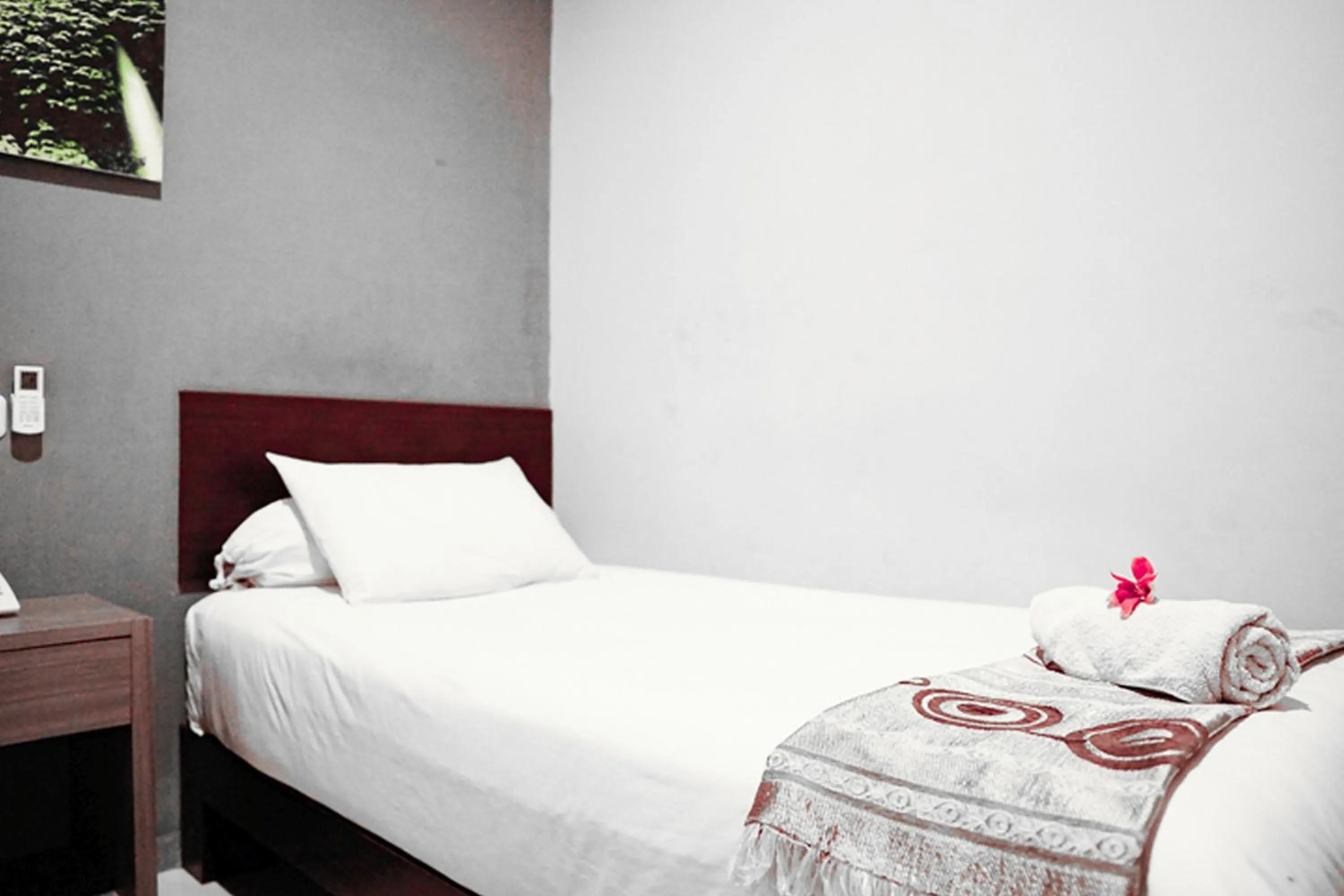 Bed in Audah Syariah Residence Mitra RedDoorz