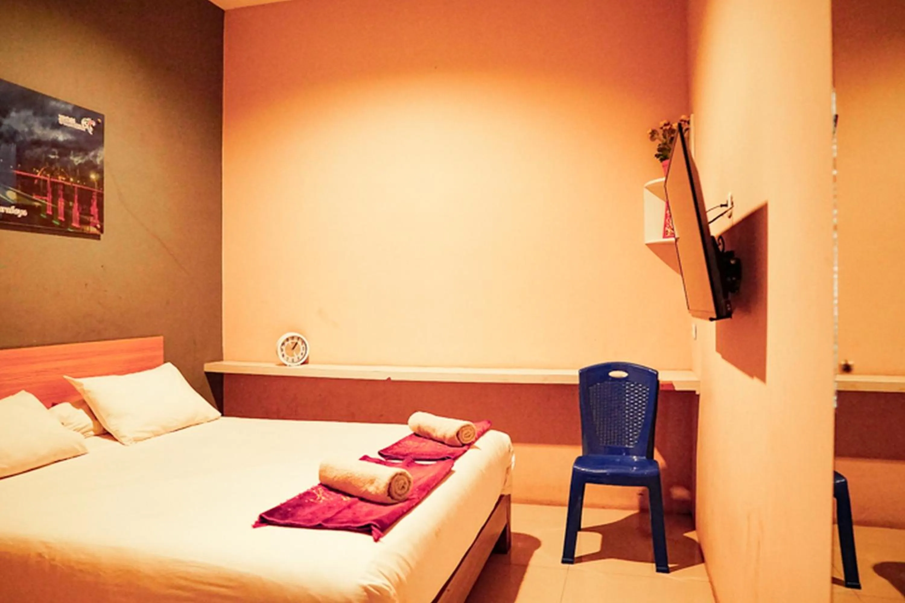 Bed in Audah Syariah Residence Mitra RedDoorz