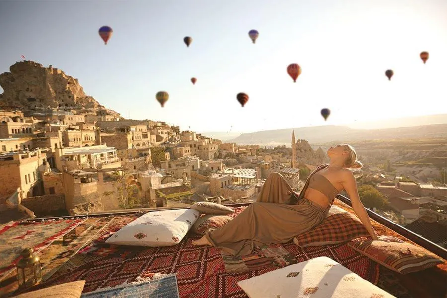 Balcony/Terrace in Mak's Cave House