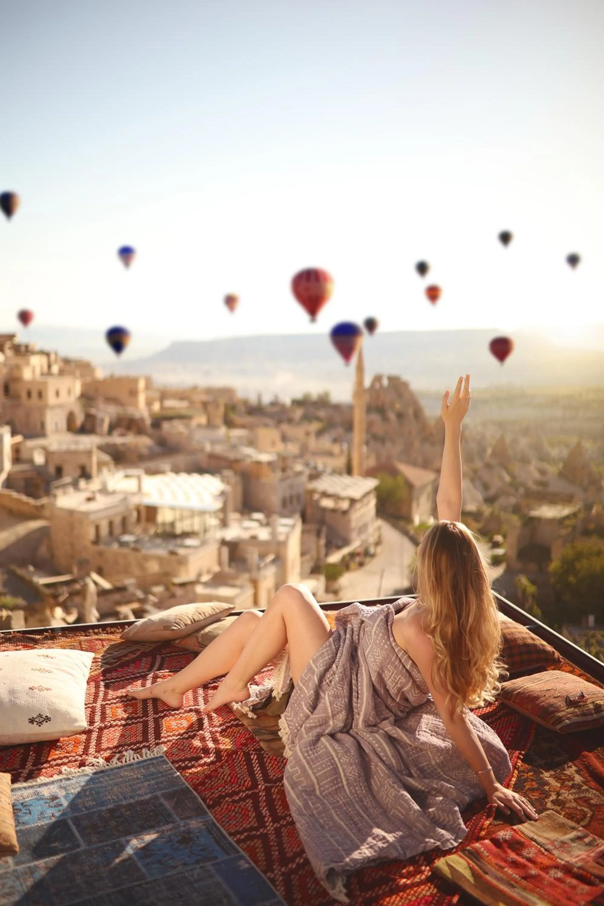 Balcony/Terrace in Mak's Cave House
