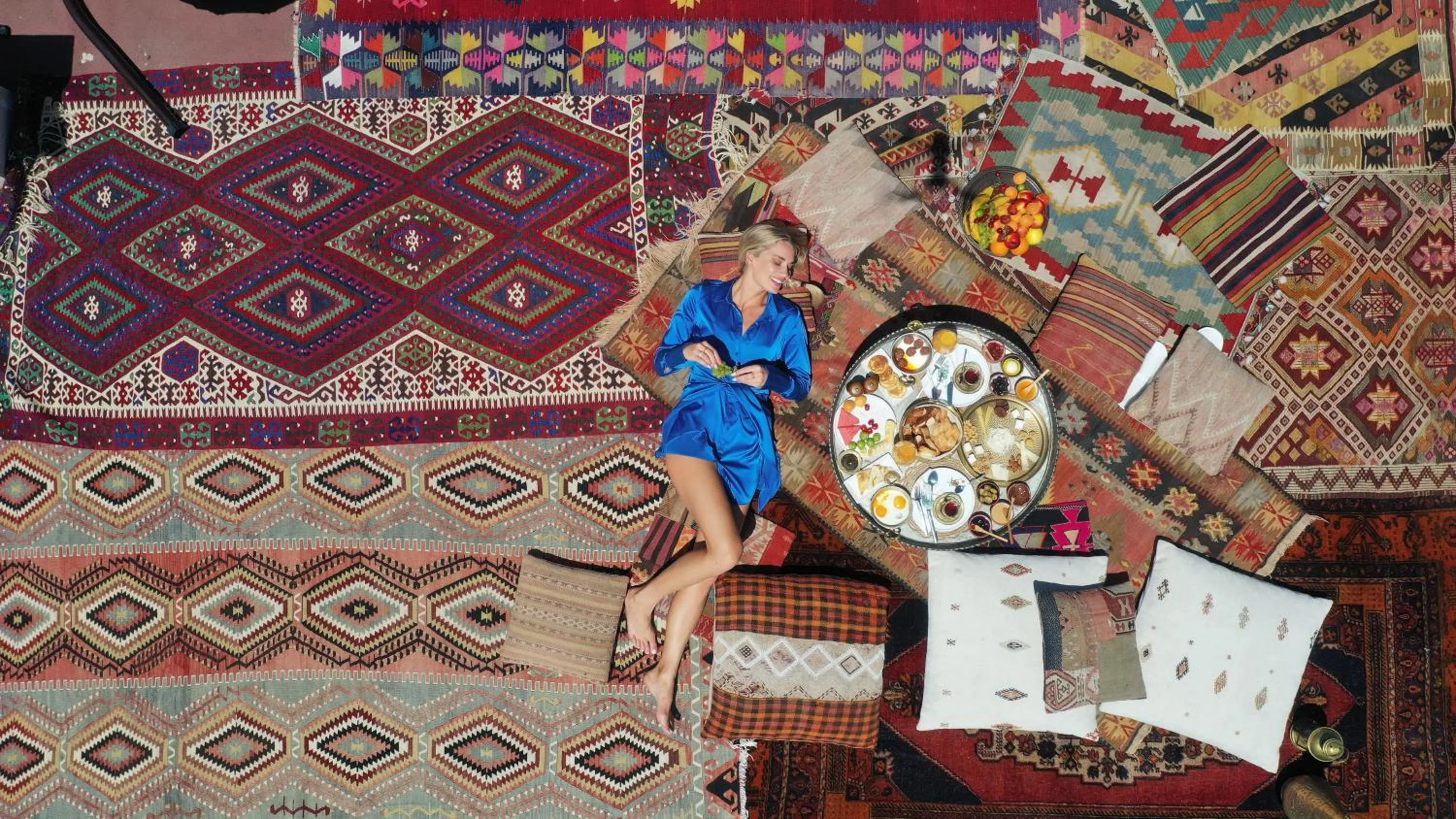 People in Mak's Cave House