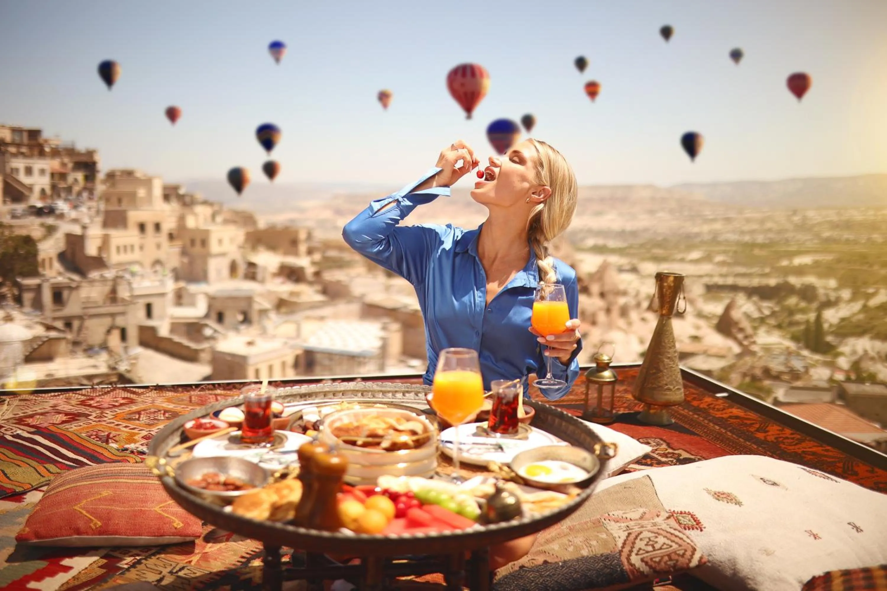 Balcony/Terrace in Mak's Cave House