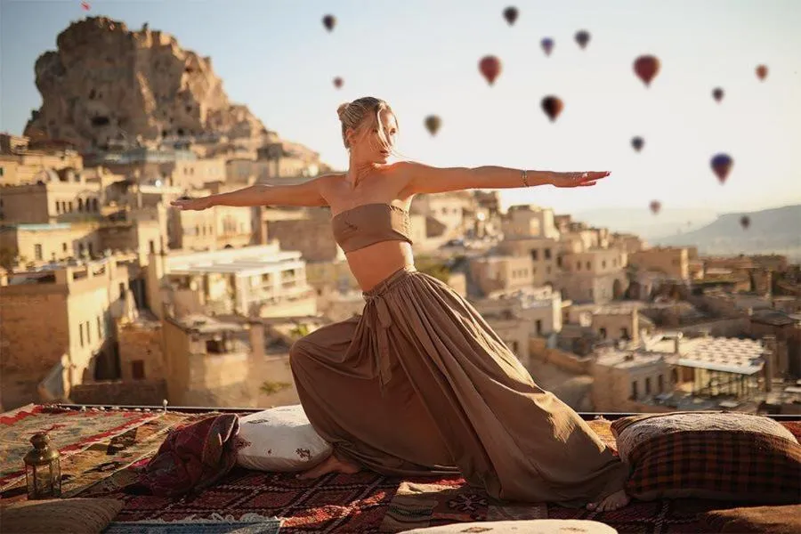 Balcony/Terrace in Mak's Cave House