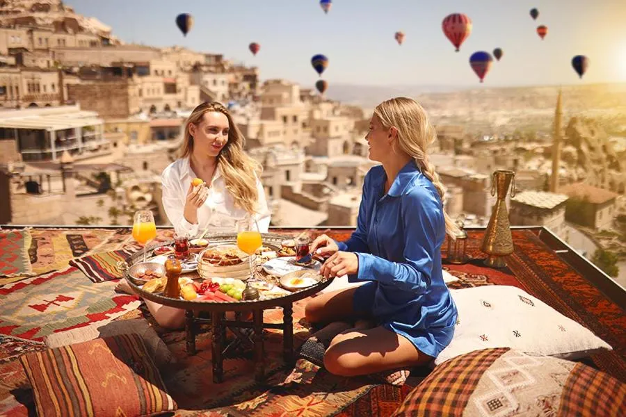 Balcony/Terrace in Mak's Cave House