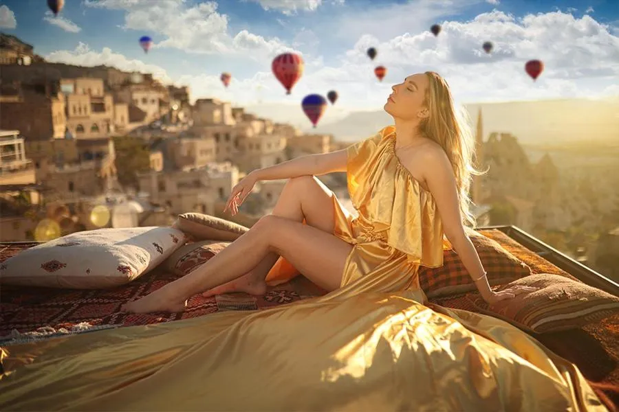 Balcony/Terrace in Mak's Cave House