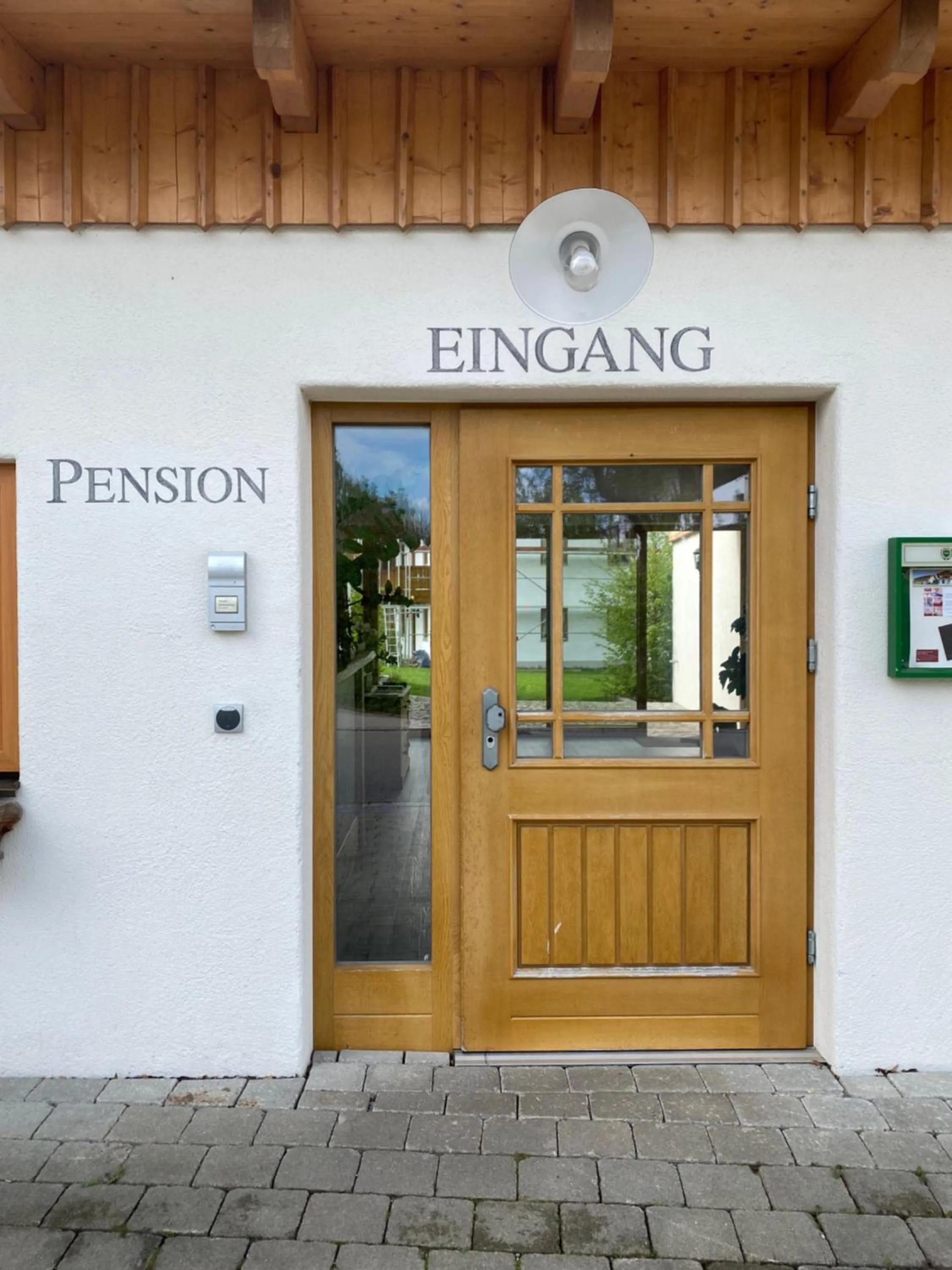 Property building in Pension Schweizerhaus Garni