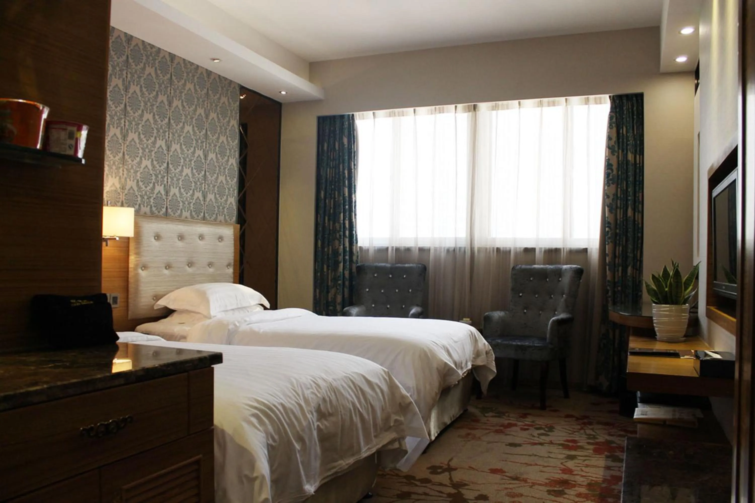 Coffee/tea facilities, Bed in Holiday Inn Express Xiamen LuShan