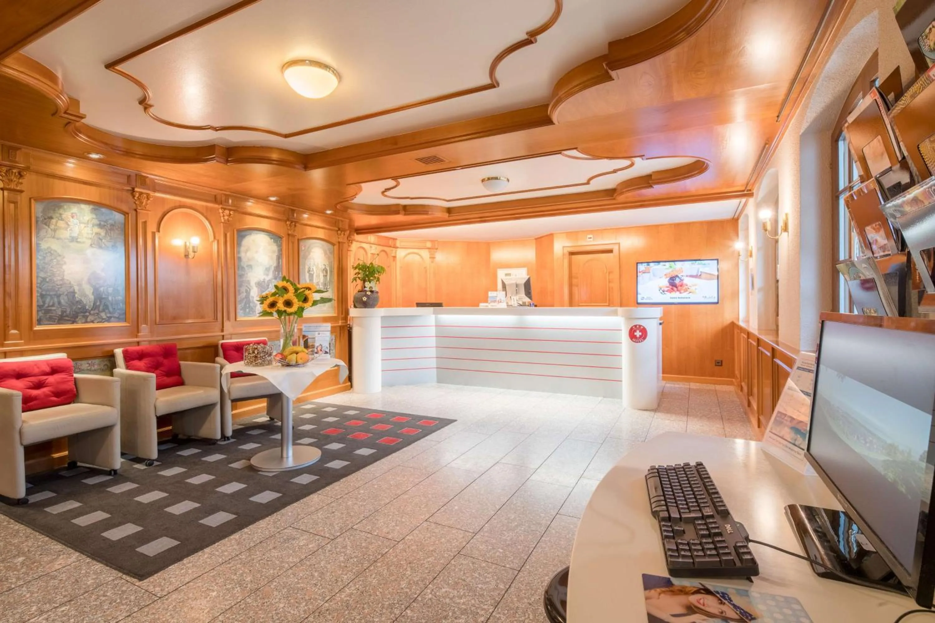 Lobby or reception in Best Western Hotel Rebstock