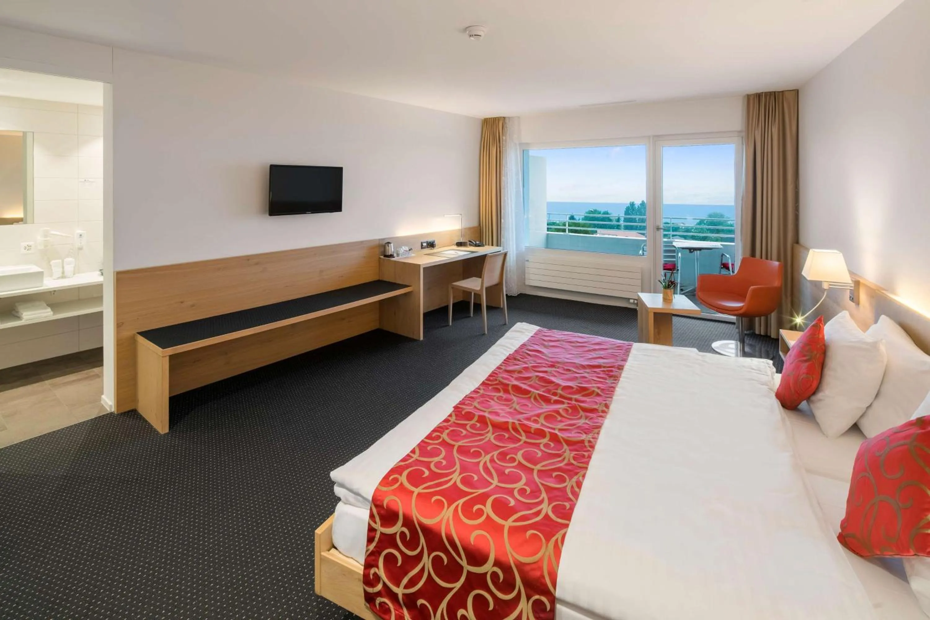 Bedroom, Bed in Best Western Hotel Rebstock