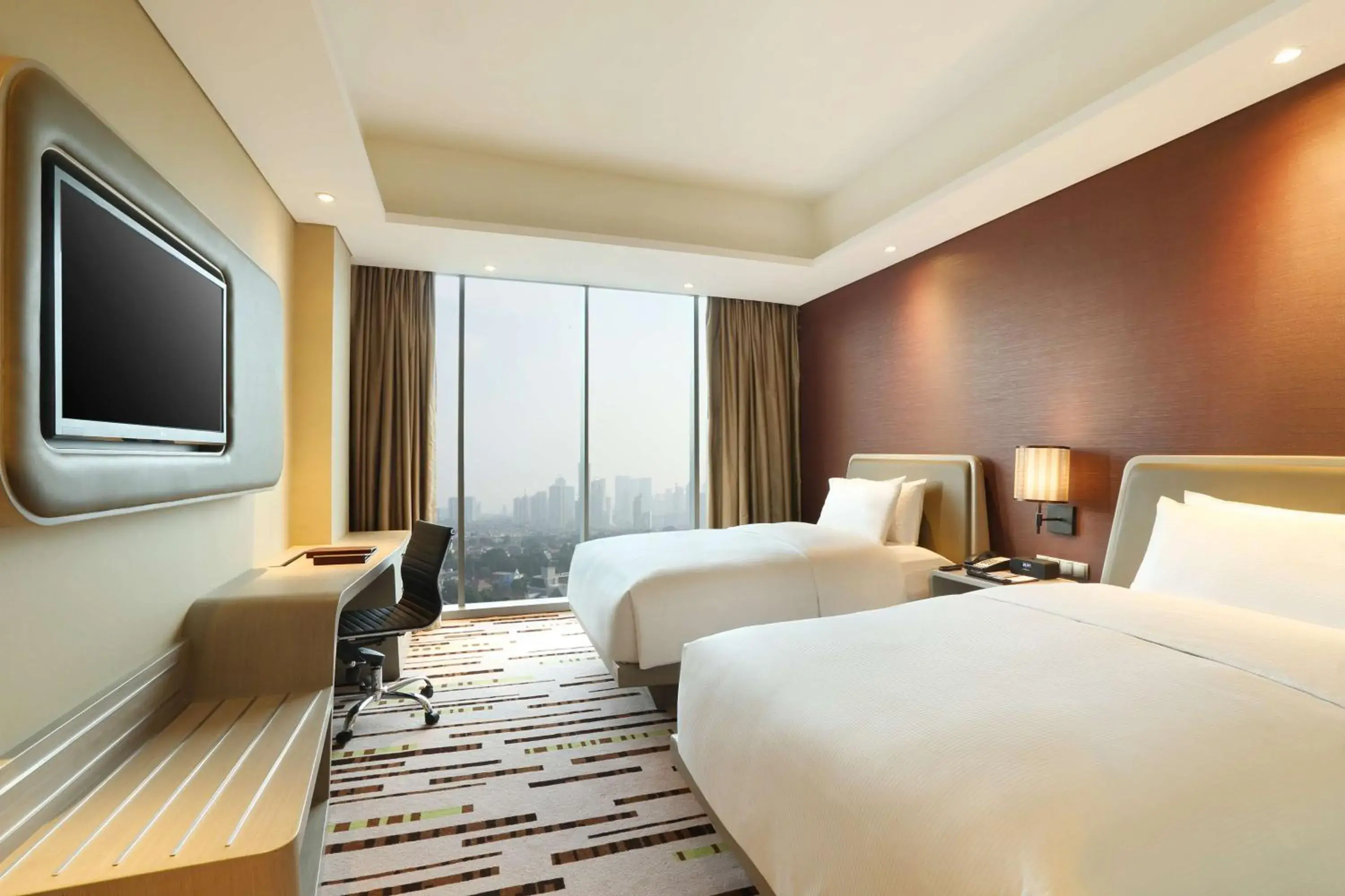 Executive Twin Room - Lounge Access in DoubleTree by Hilton Jakarta - Diponegoro Executive Twin Room - Lounge Access in DoubleTree by Hilton Jakarta - Diponegoro