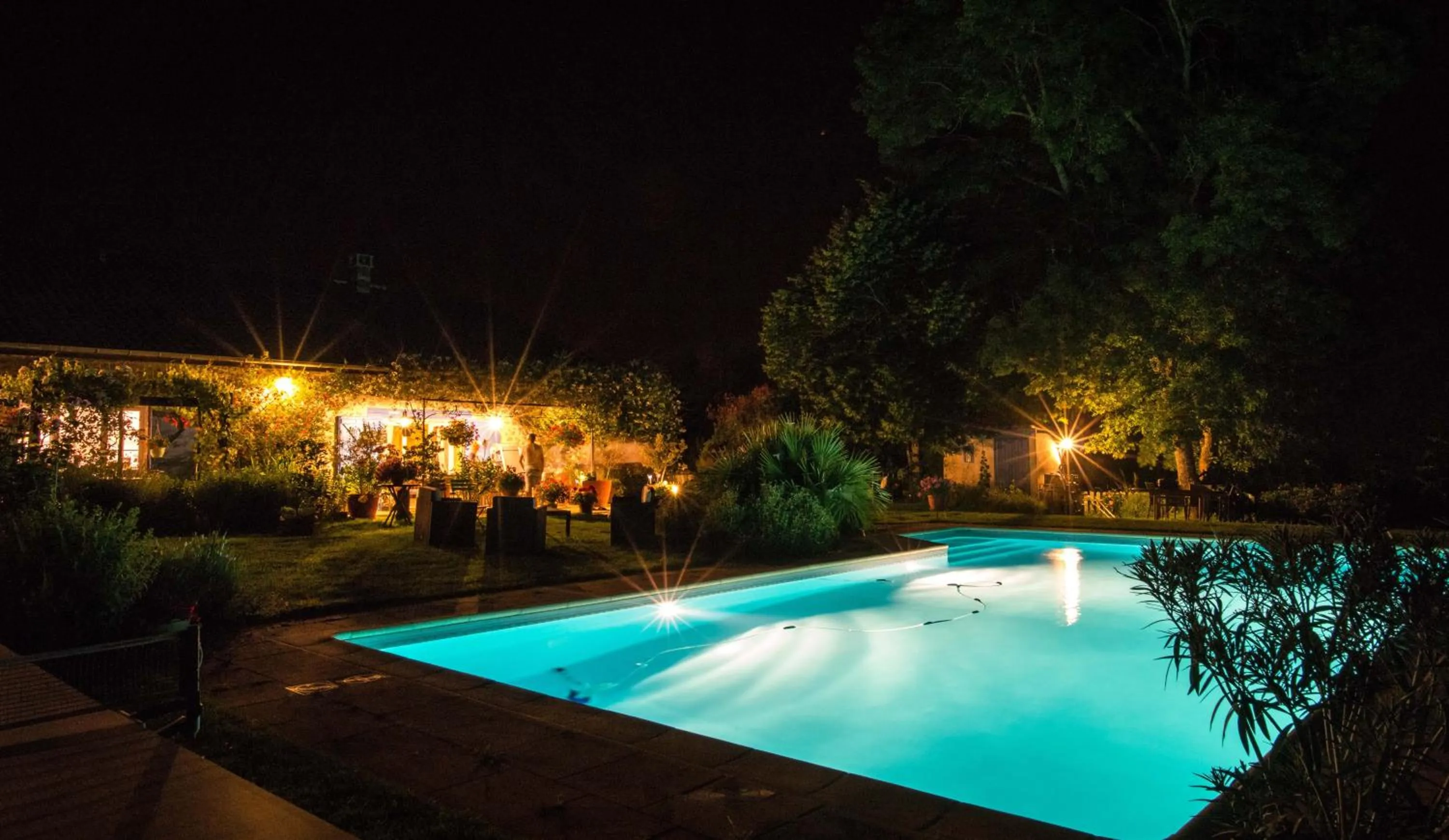 Garden view in Chambres d'hôtes Larroquinière