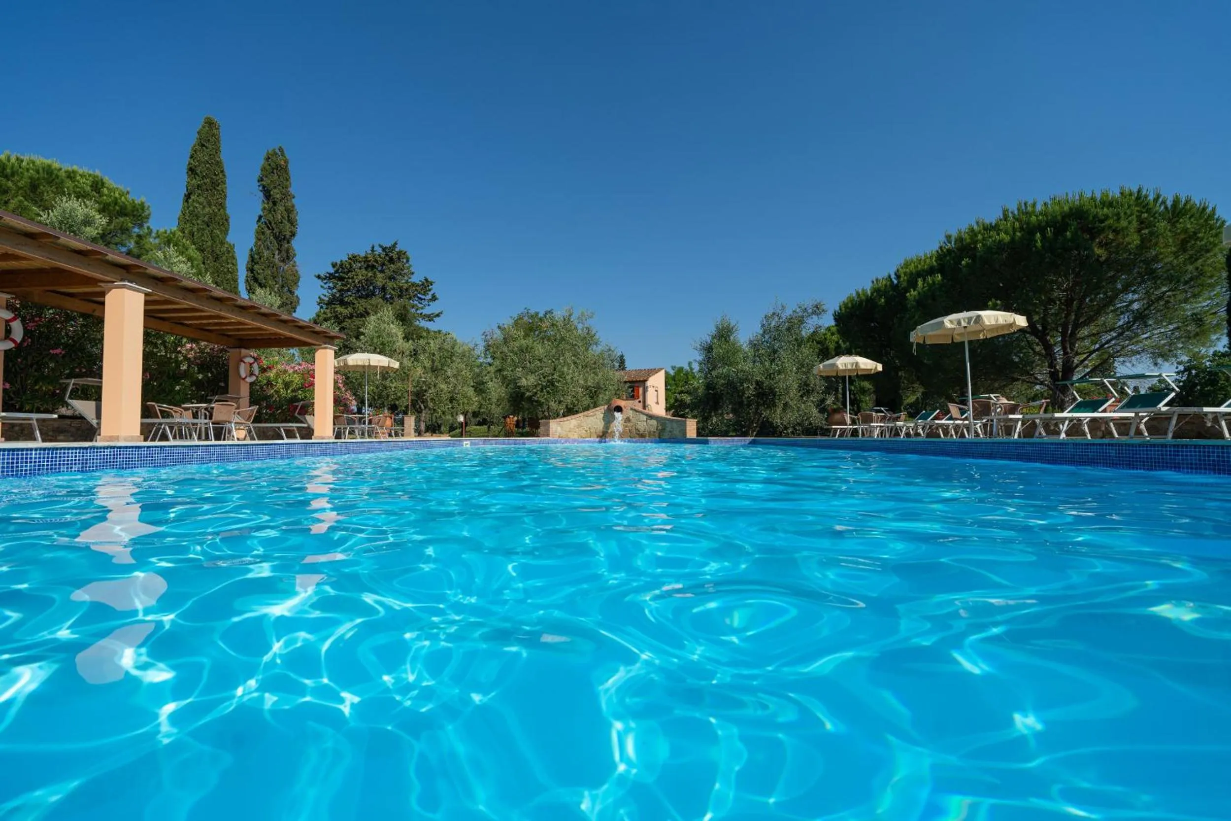 Pool view in Agriturismo Canale