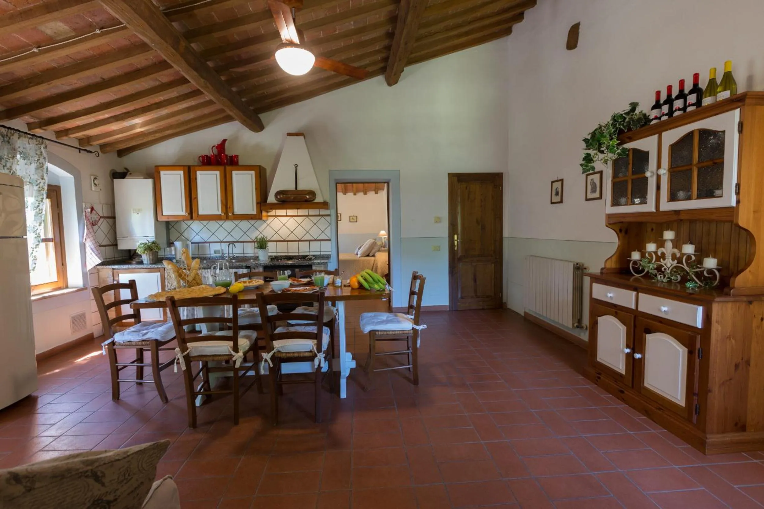 Kitchen or kitchenette in Agriturismo Canale